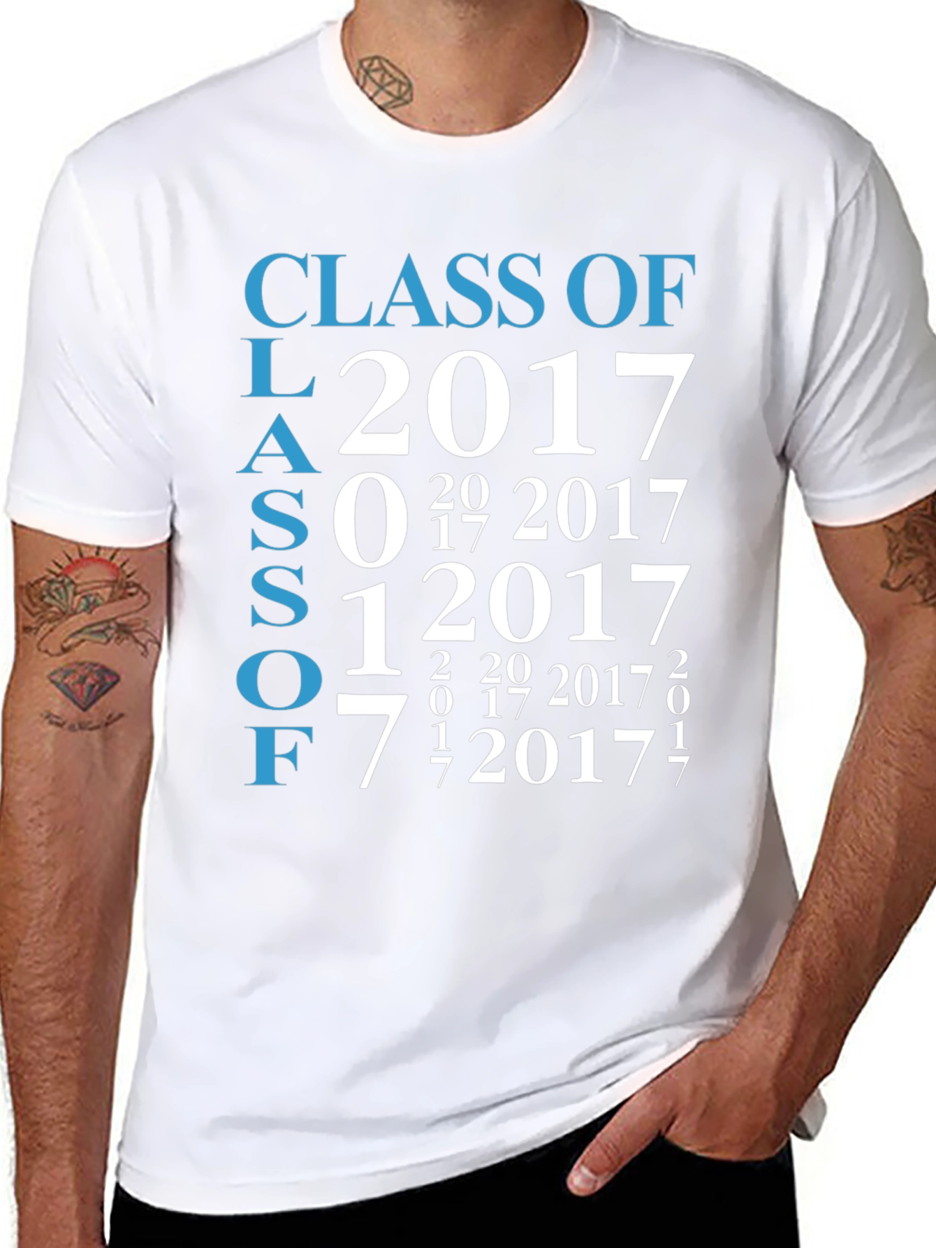 Class of 2017 Graduation Tee - Stylish & Unique