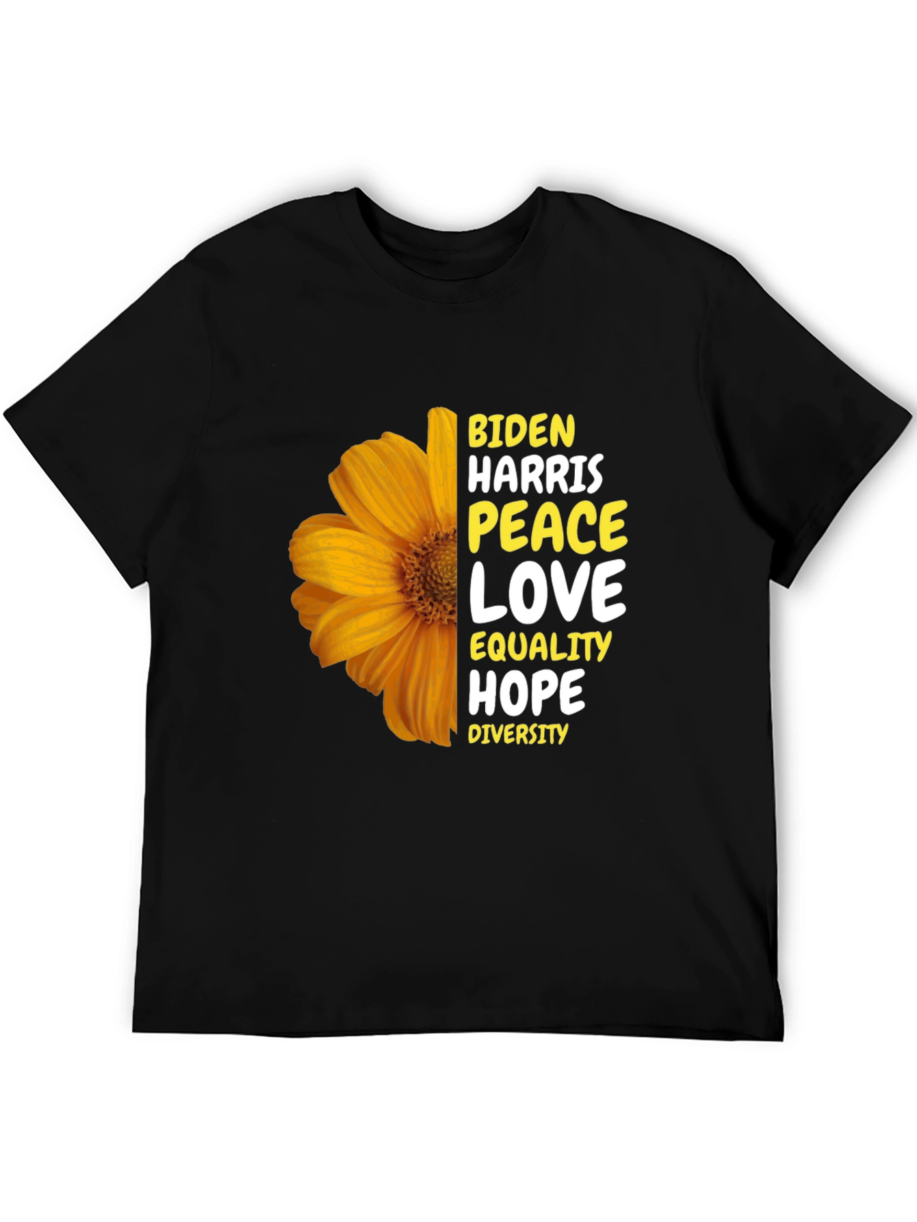 Biden Harris Peace Love Equality T-Shirt