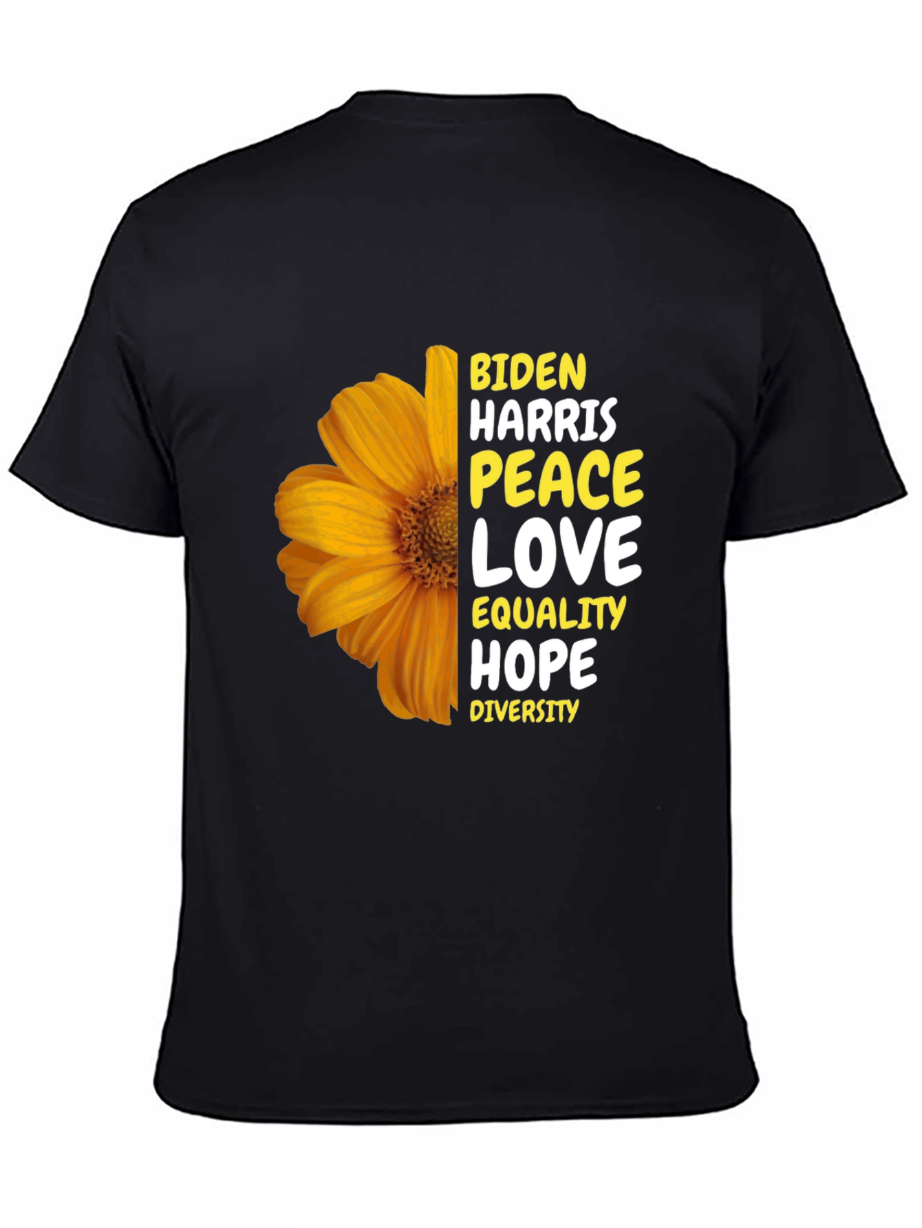 Biden Harris Peace Love Equality T-Shirt