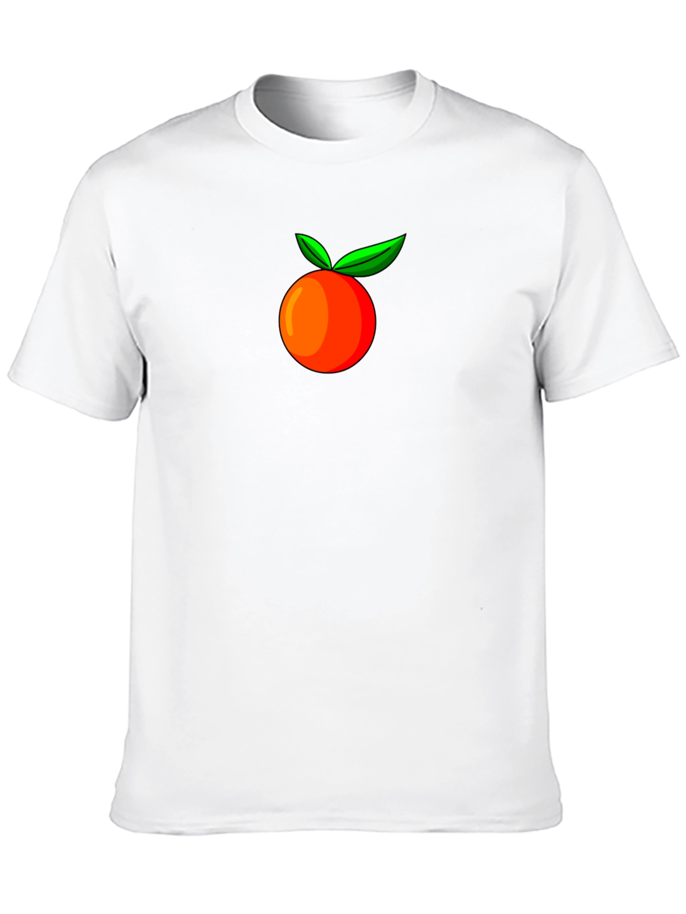 Orange Fruit Graphic Tee - Stylish Casual Wear