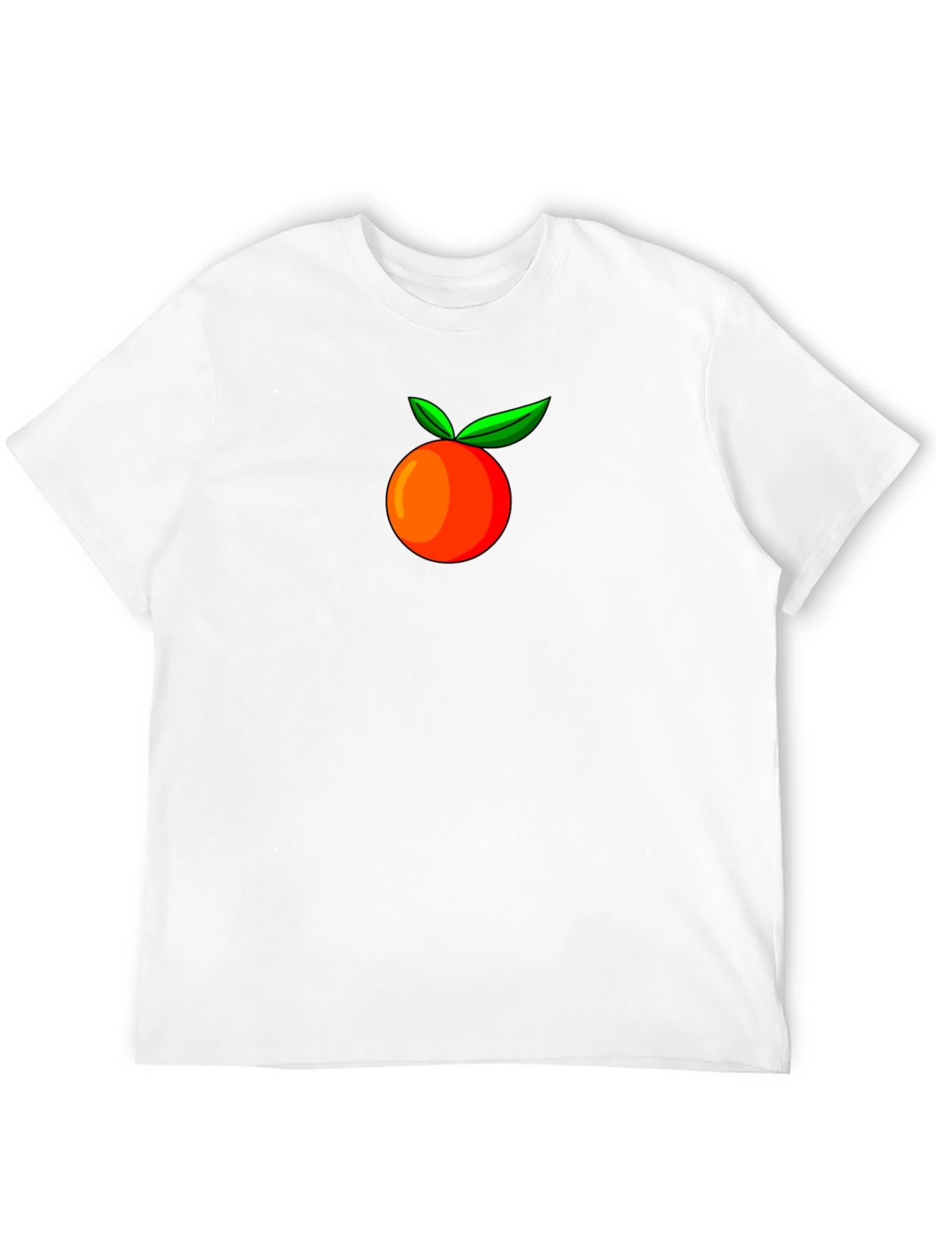 Orange Fruit Graphic Tee - Stylish Casual Wear