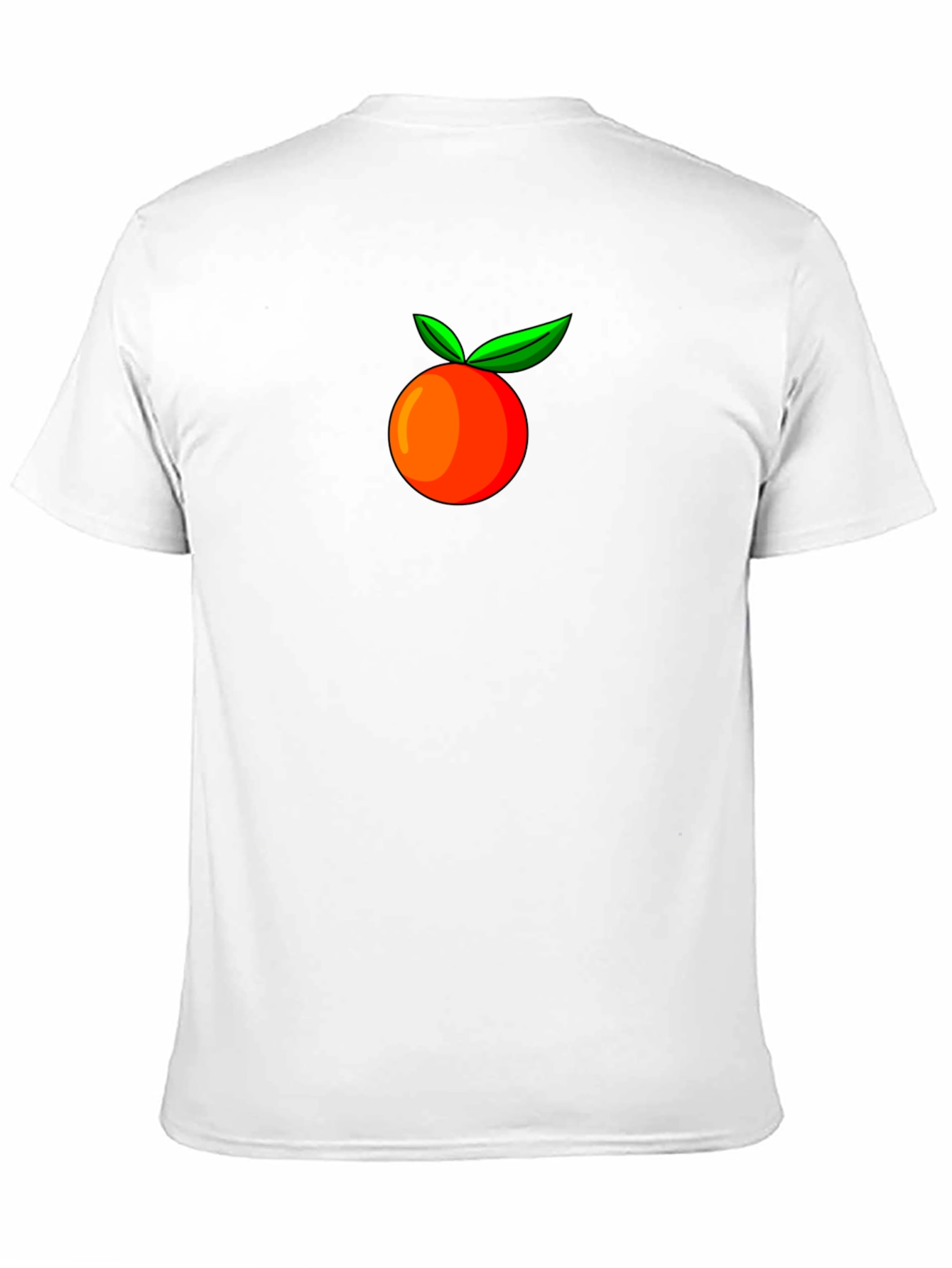 Orange Fruit Graphic Tee - Stylish Casual Wear