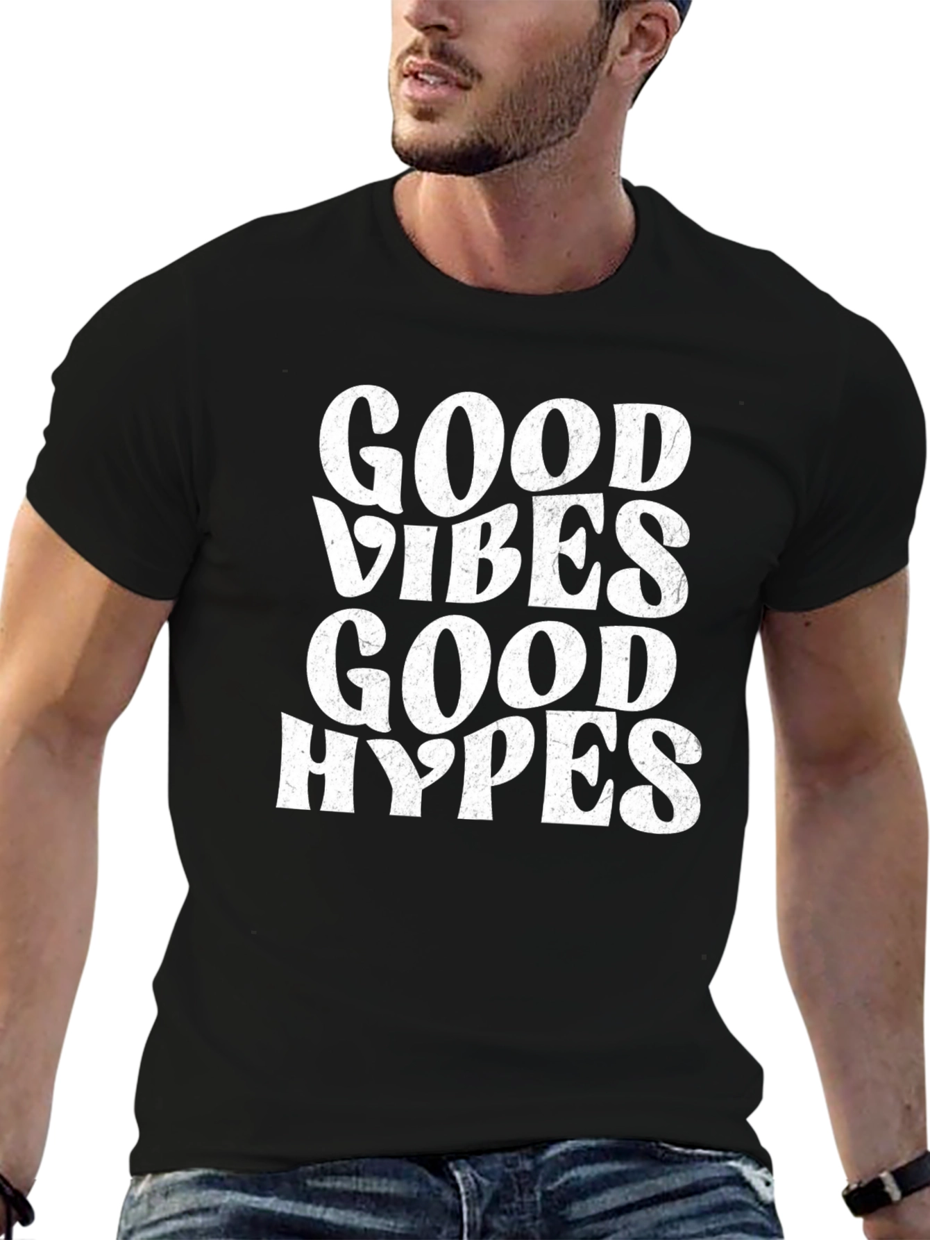 Good Vibes Good Hypes Graphic Tee