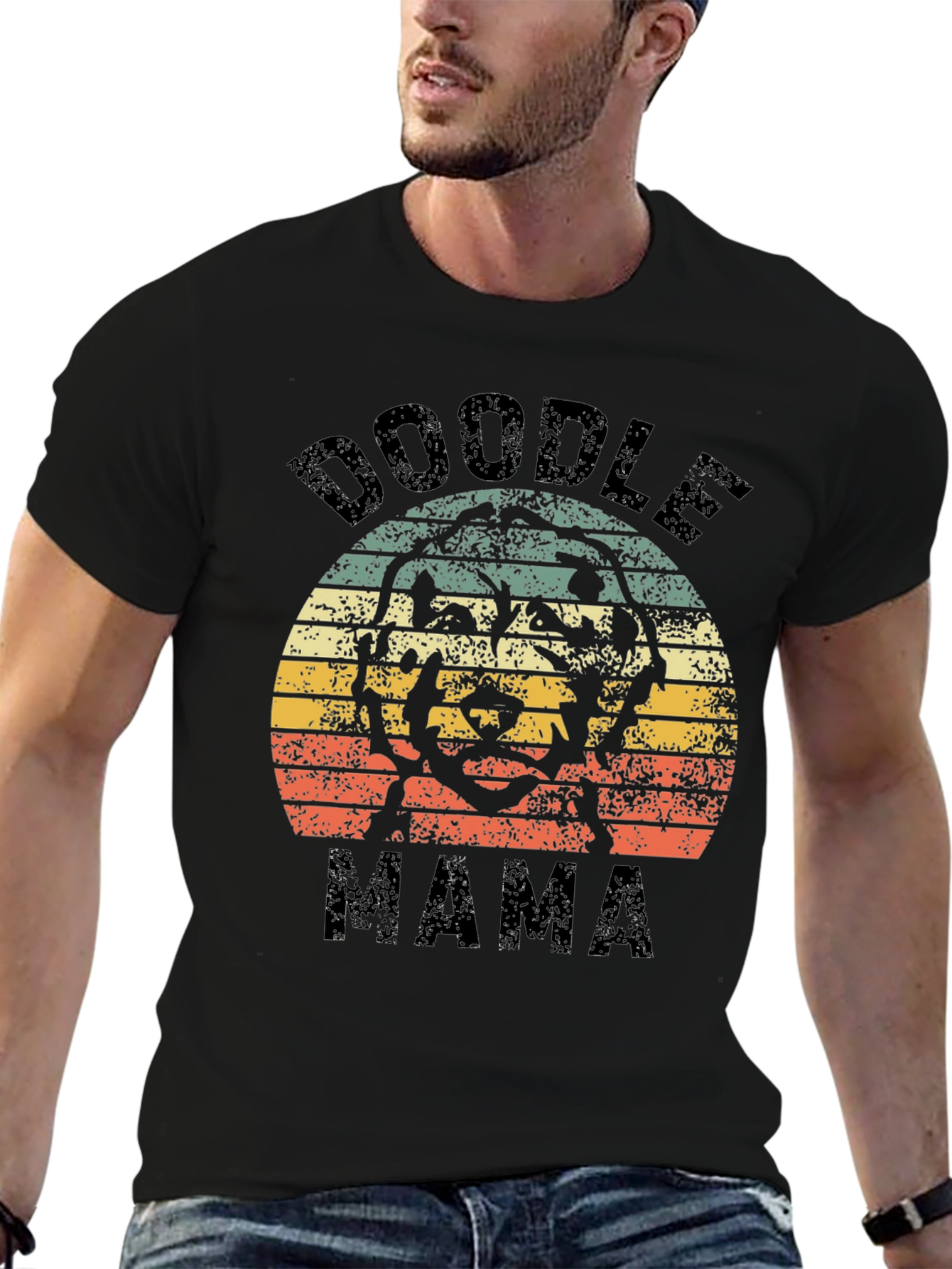 Doodle Mama Sunset Graphic Tee