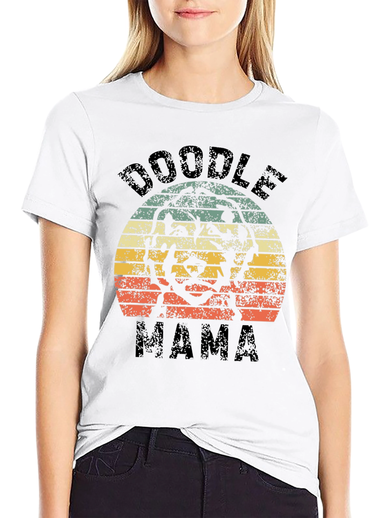Doodle Mama Sunset Graphic Tee