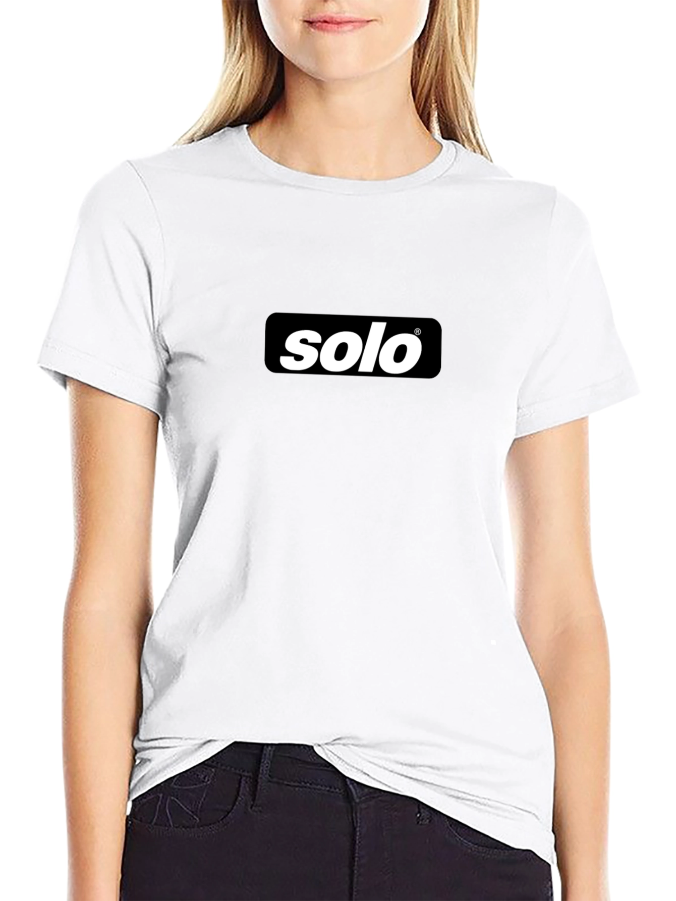Solo Black Graphic T-Shirt - Casual Style