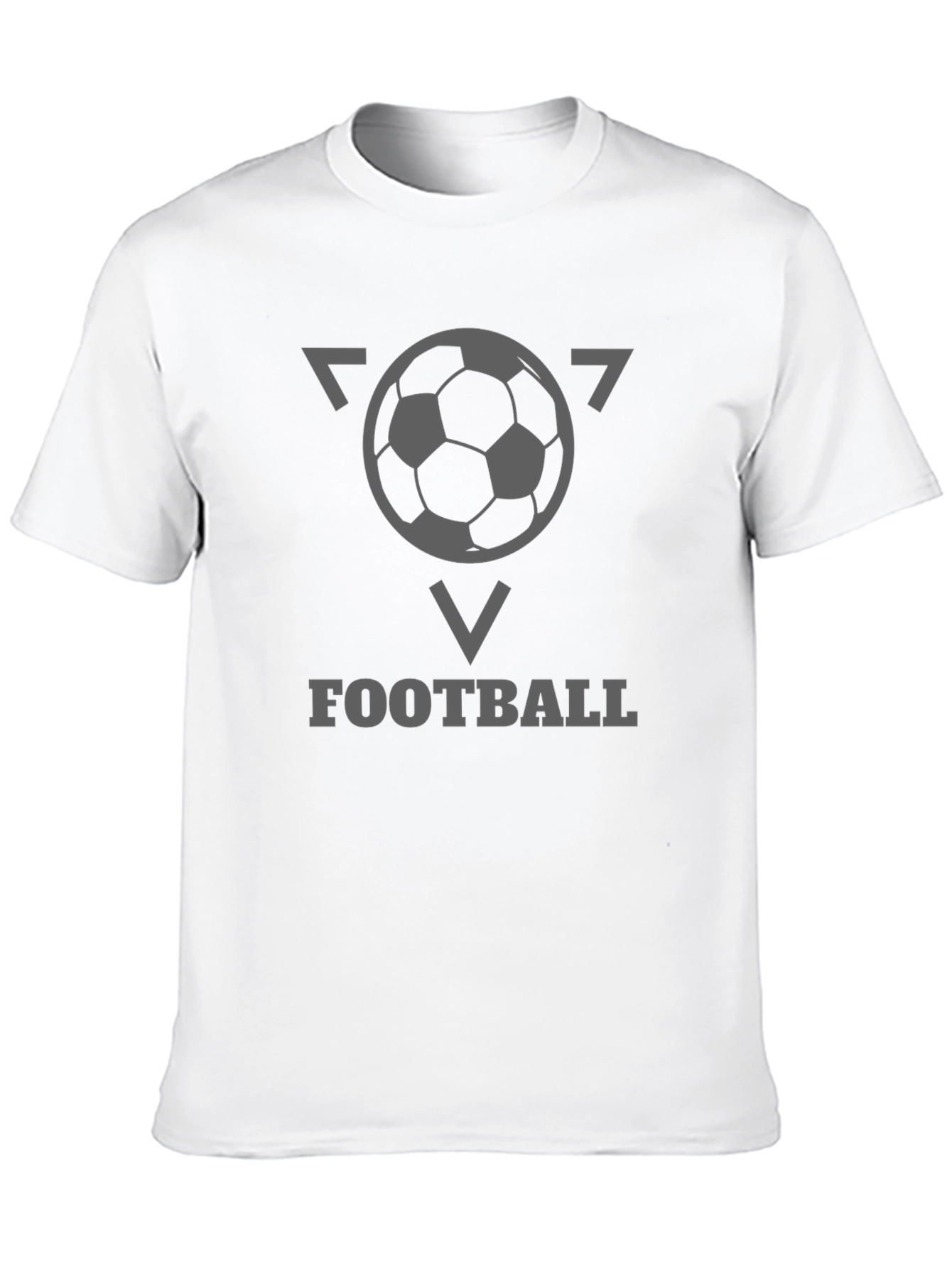 Football Graphic Tee - Stylish Black T-Shirt