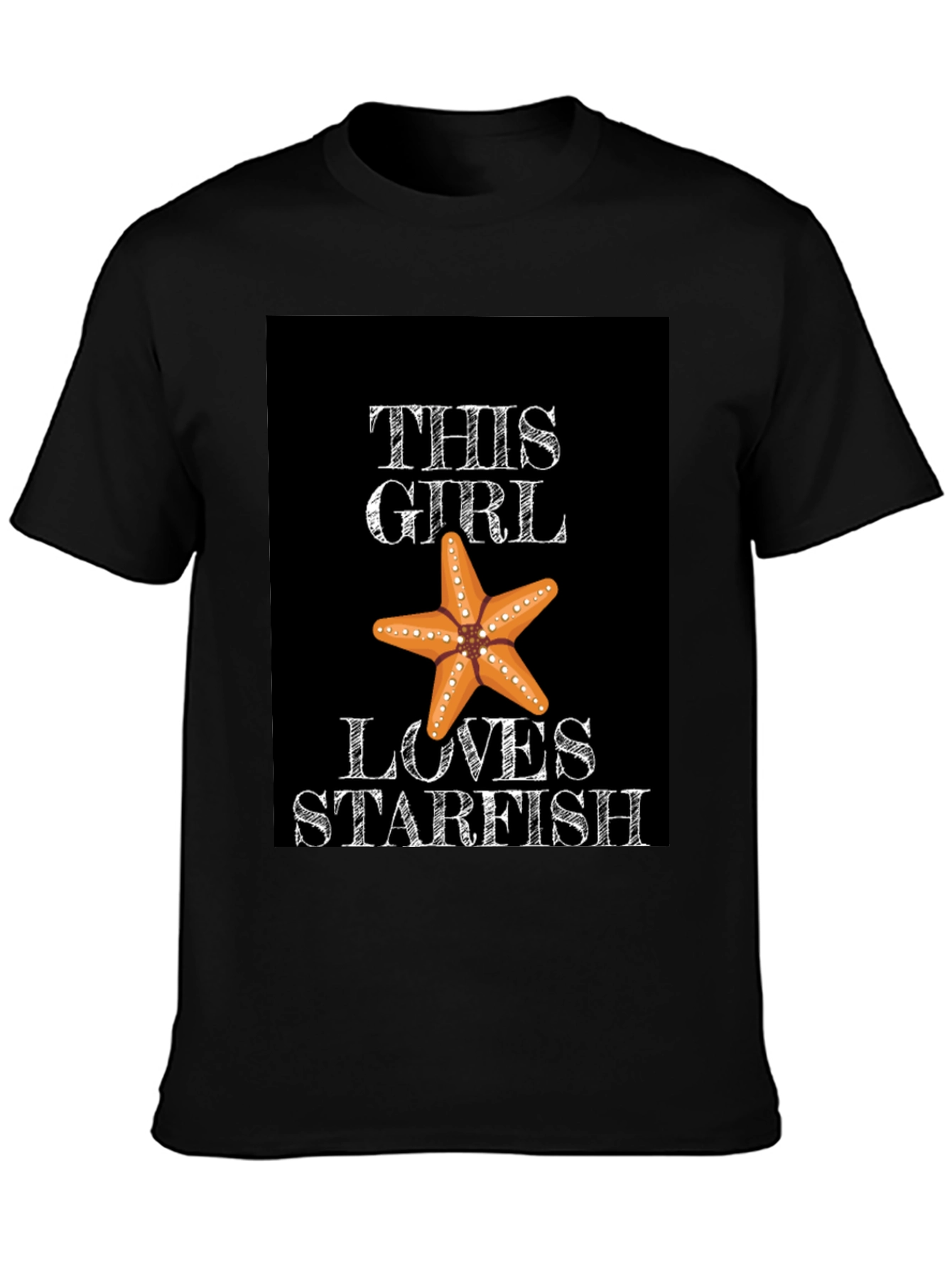 This Girl Loves Starfish Graphic Tee