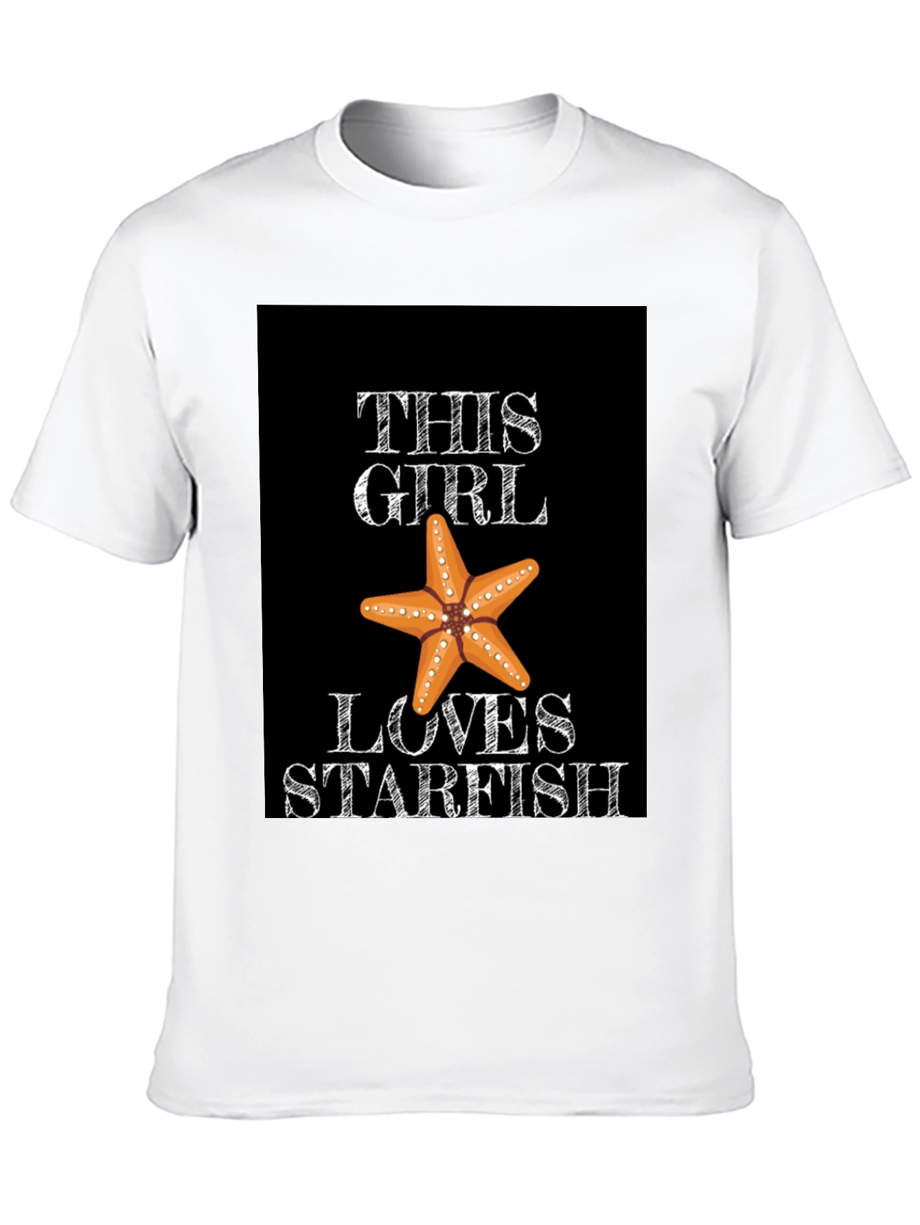 This Girl Loves Starfish Graphic Tee