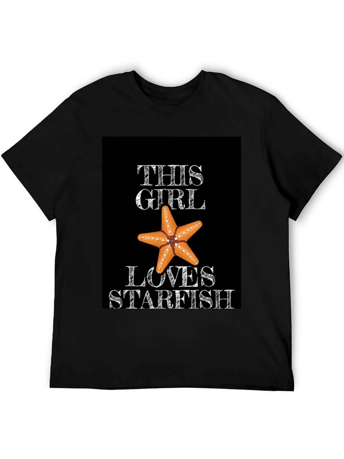 This Girl Loves Starfish Graphic Tee