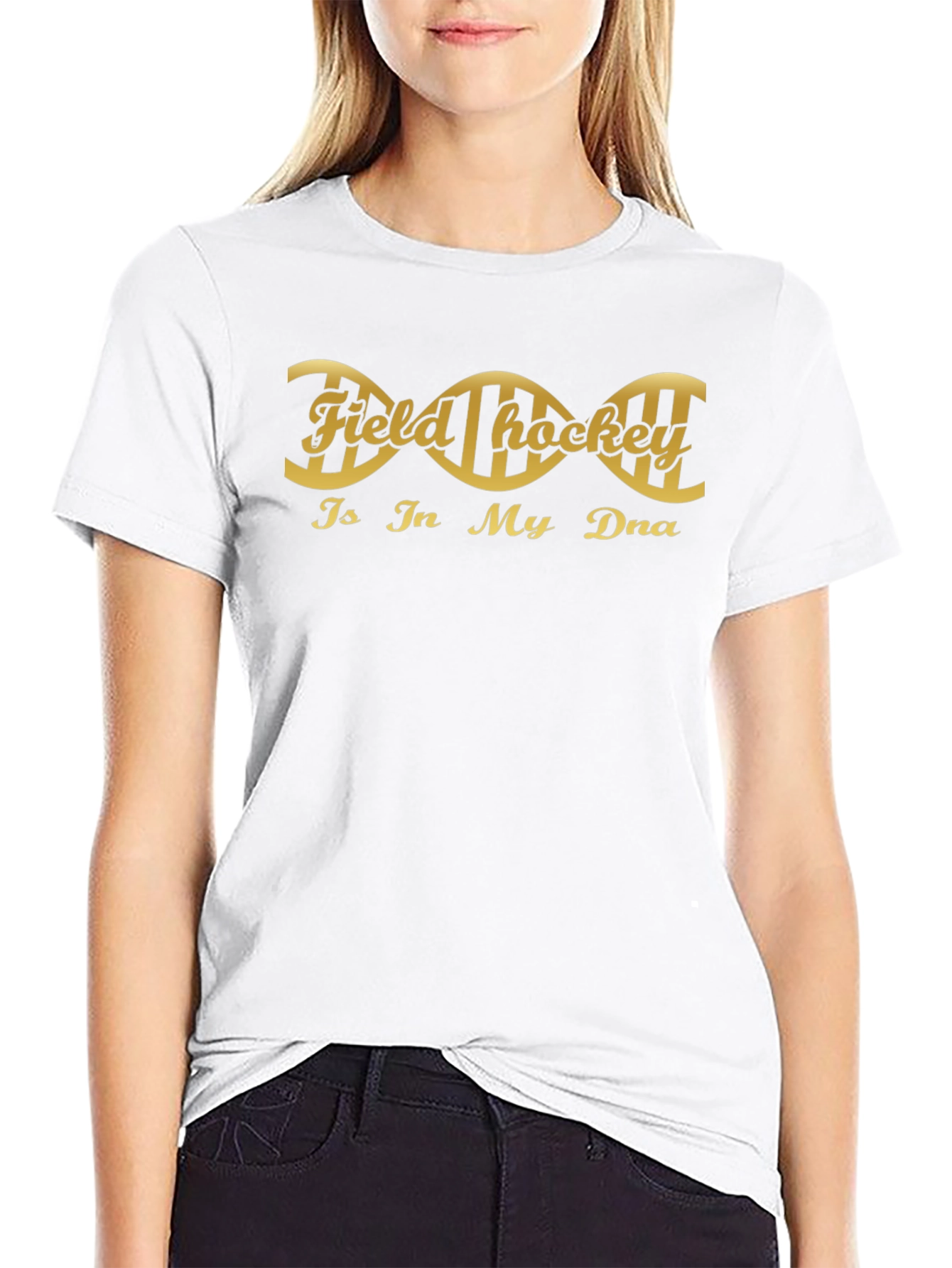 Field Hockey DNA T-Shirt - Black