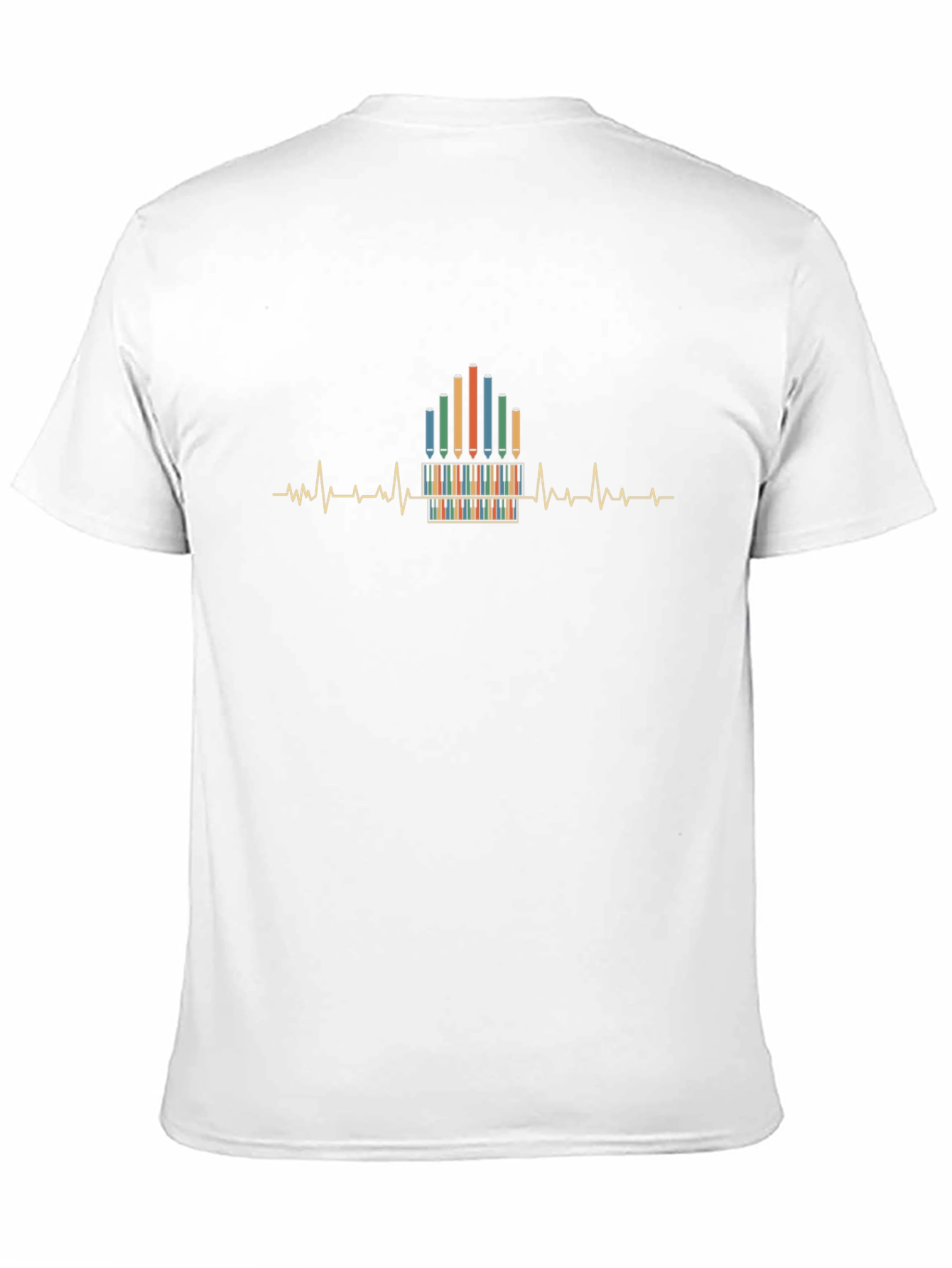Artists Heartbeat Graphic Tee - Unisex Black T-Shirt