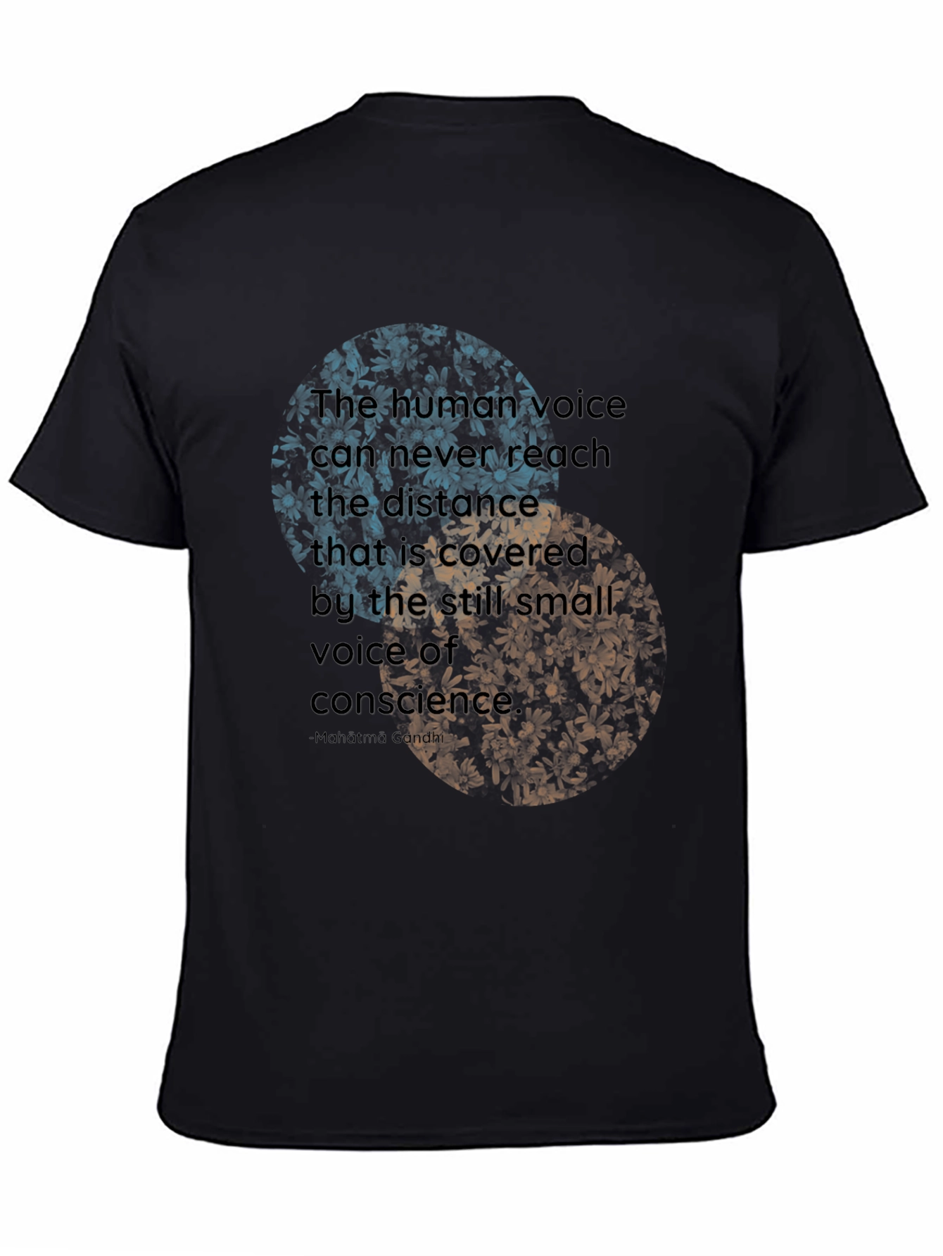 Inspirational Quote Graphic T-Shirt - Gandhi Quote