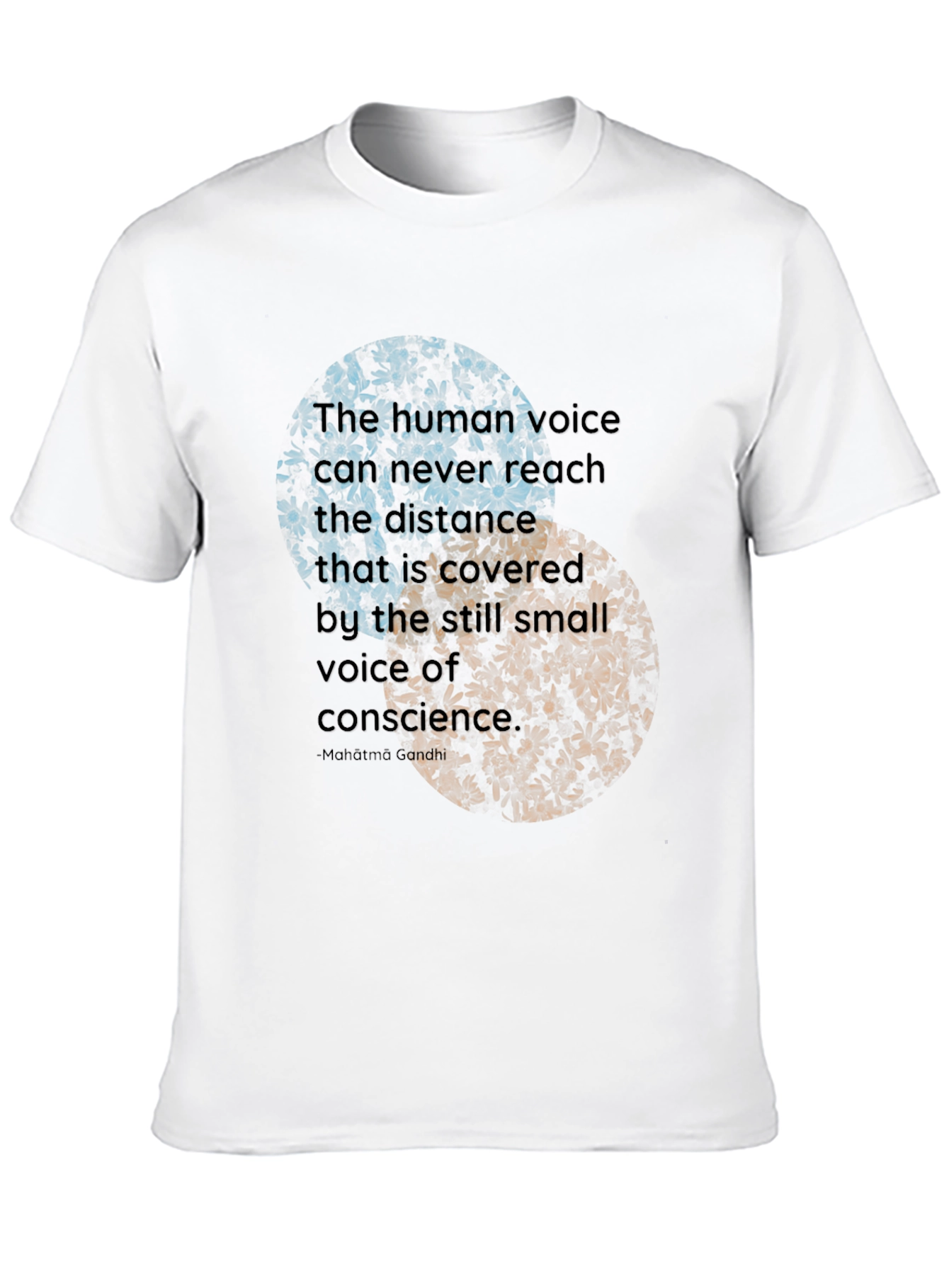 Inspirational Quote Graphic T-Shirt - Gandhi Quote