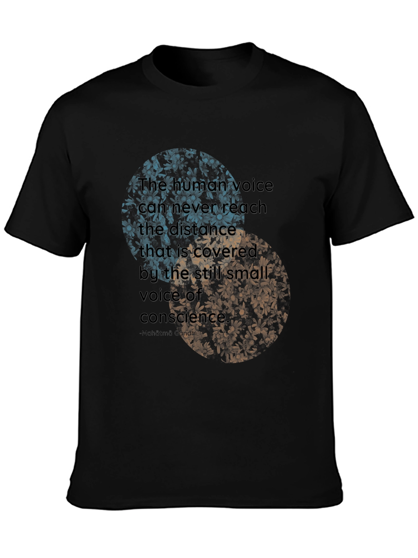 Inspirational Quote Graphic T-Shirt - Gandhi Quote