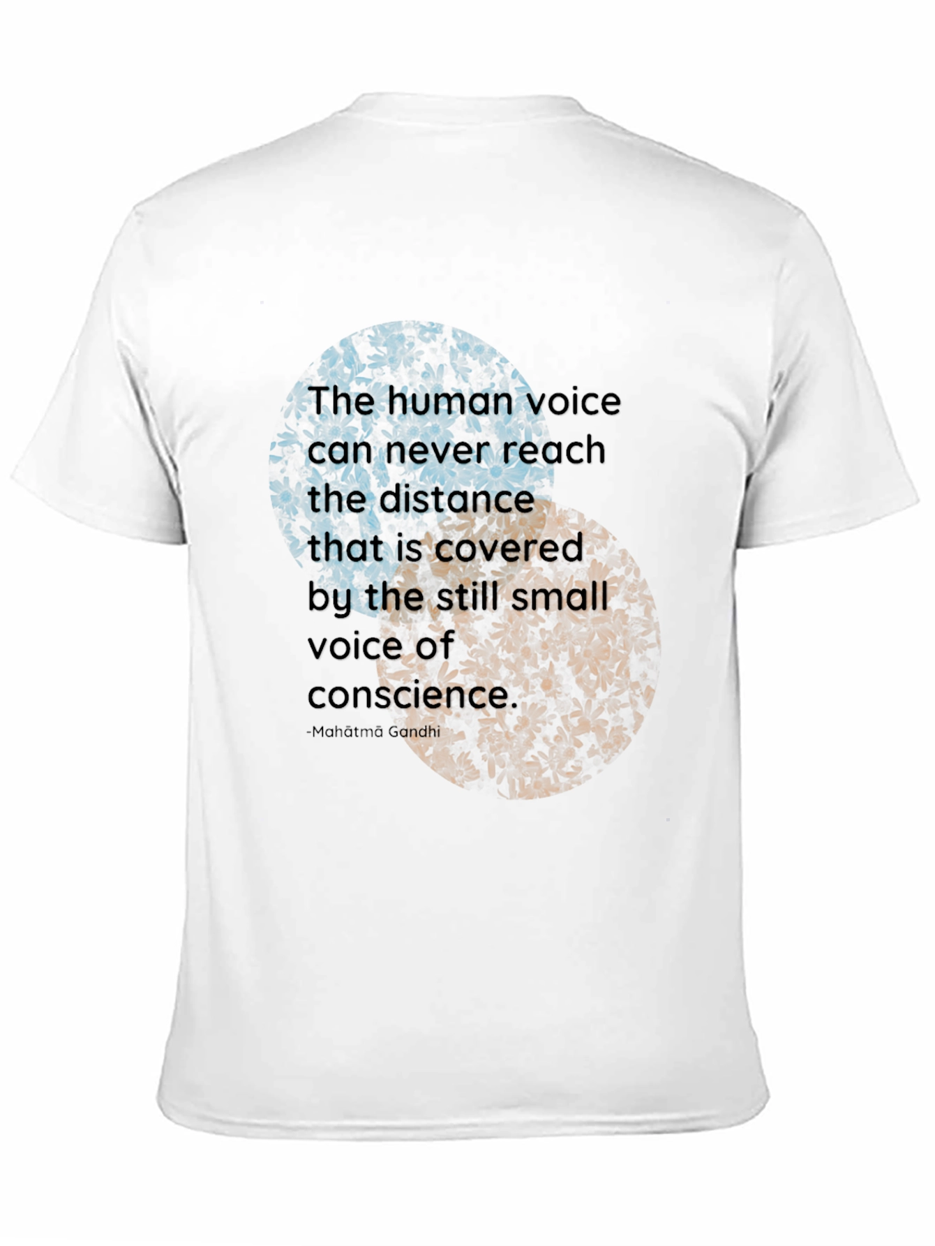 Inspirational Quote Graphic T-Shirt - Gandhi Quote