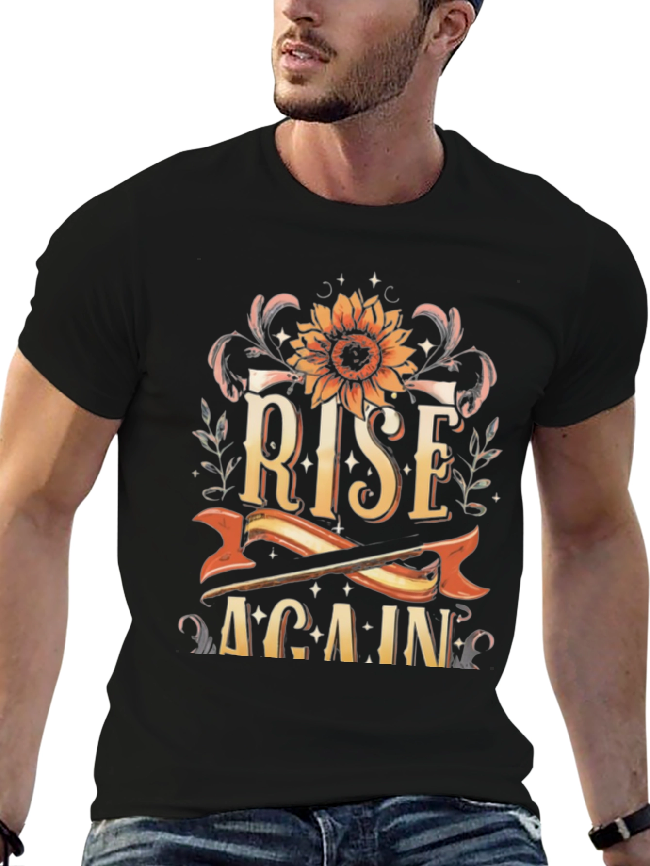 Rise Again Graphic Tee - Stylish Comfort