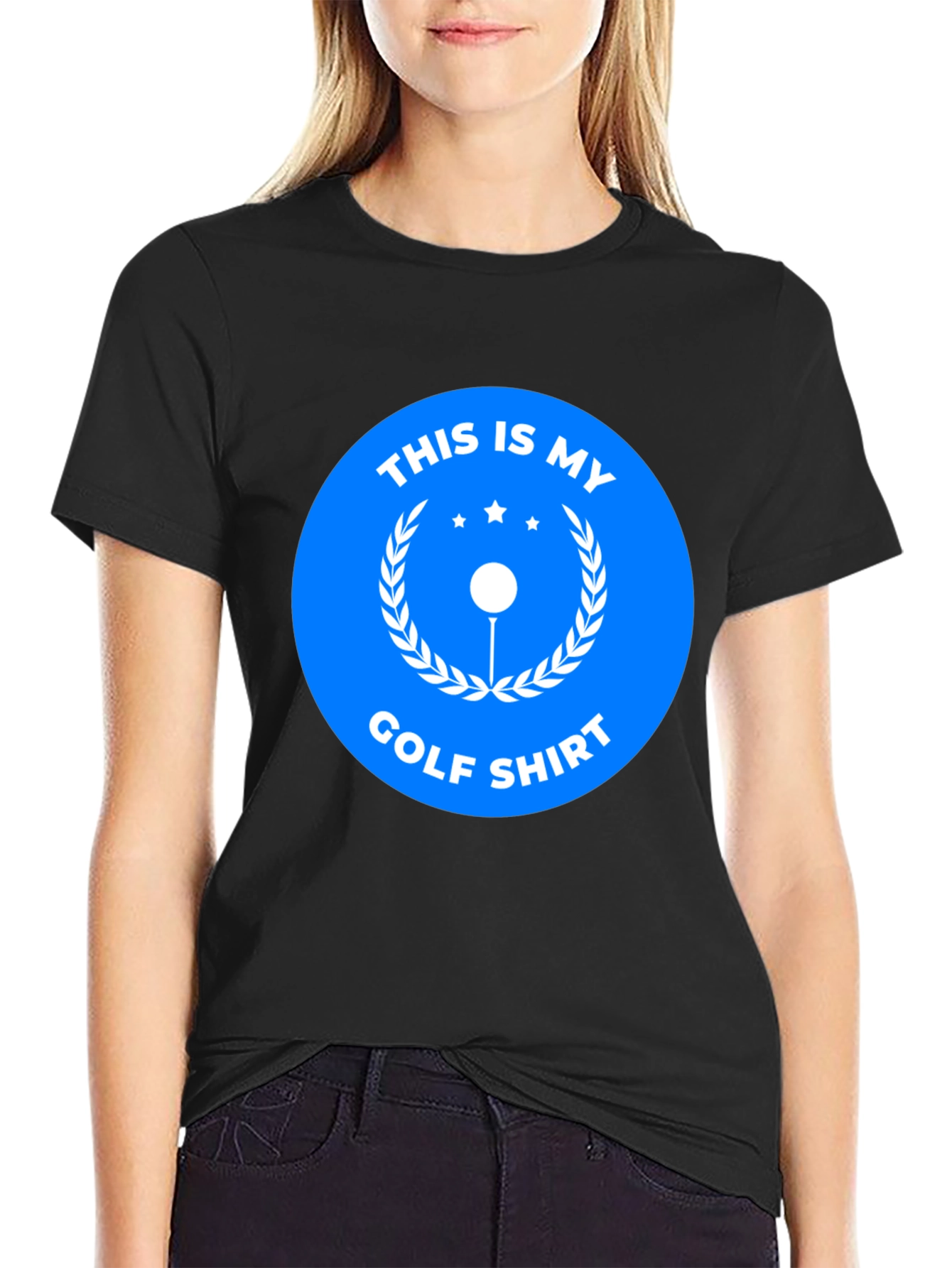 This is My Golf Shirt - Mens Black Tee