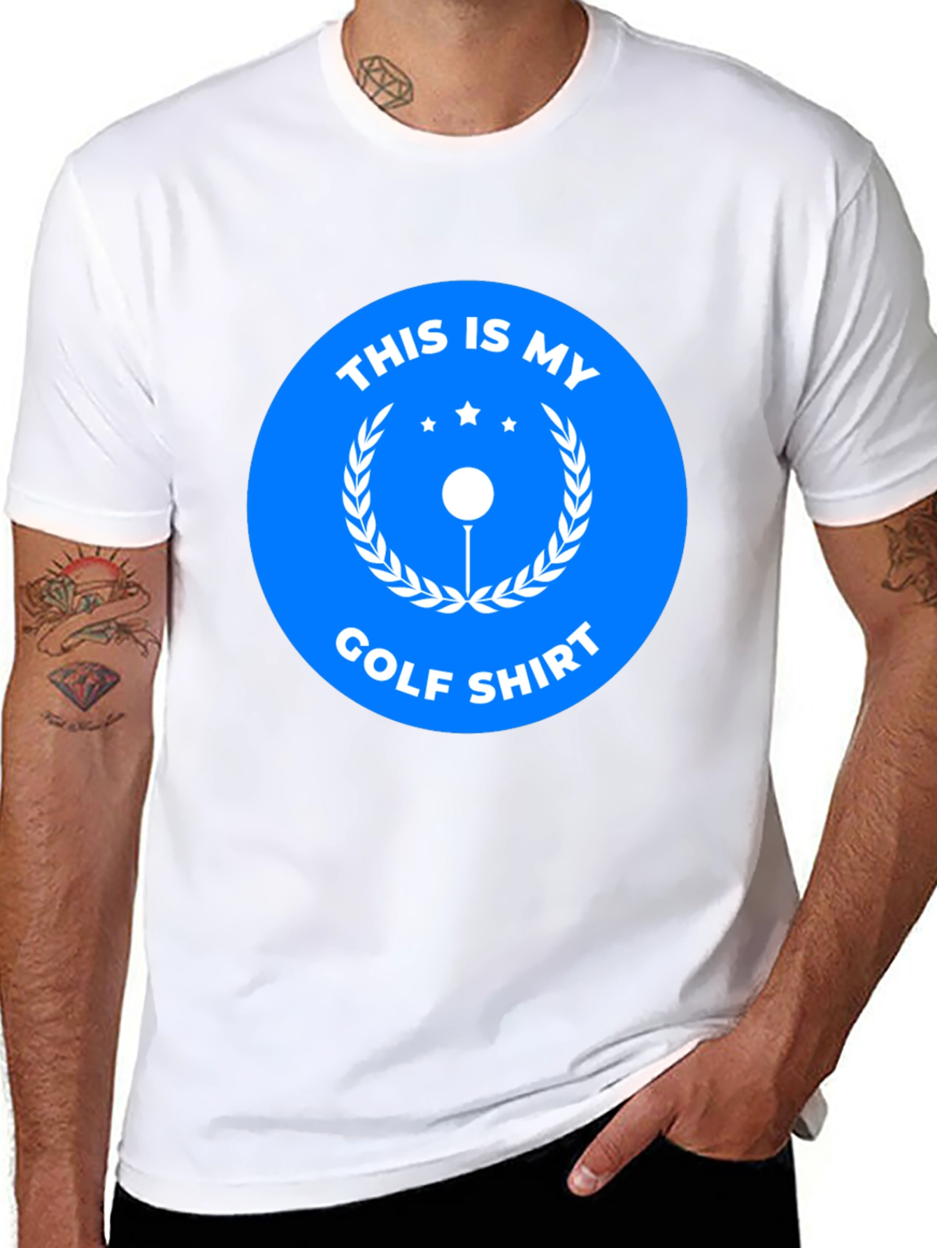 This is My Golf Shirt - Mens Black Tee