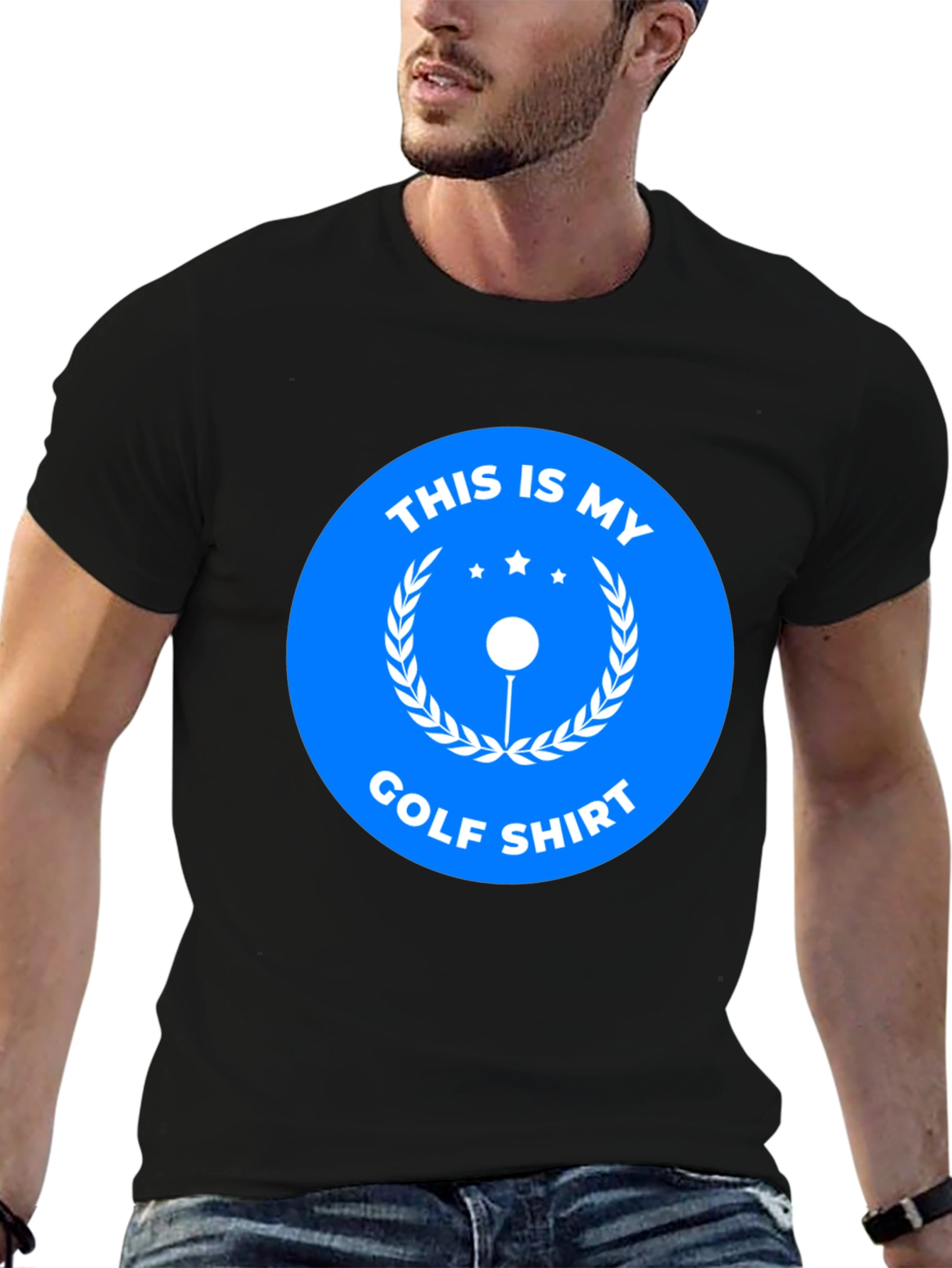 This is My Golf Shirt - Mens Black Tee