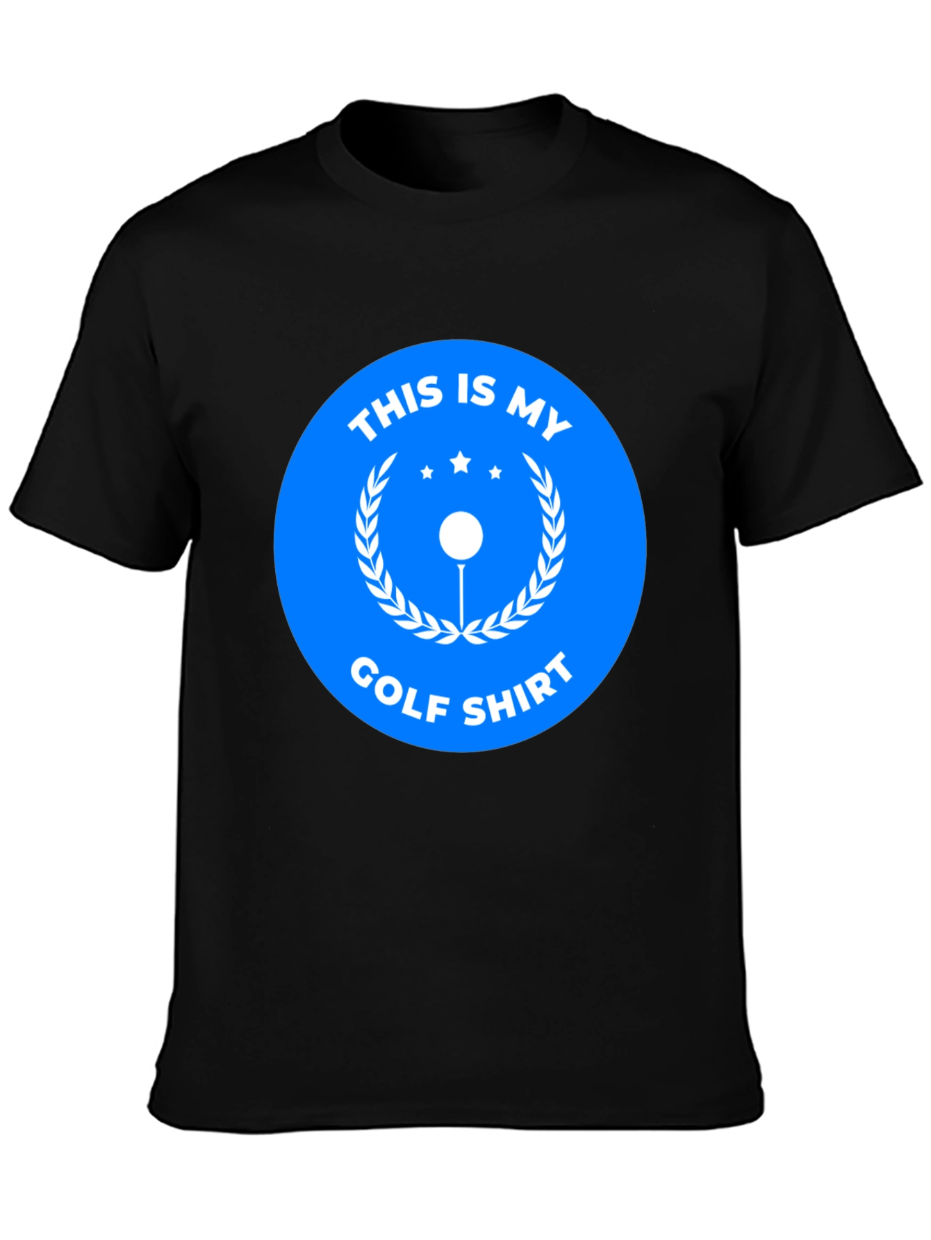This is My Golf Shirt - Mens Black Tee