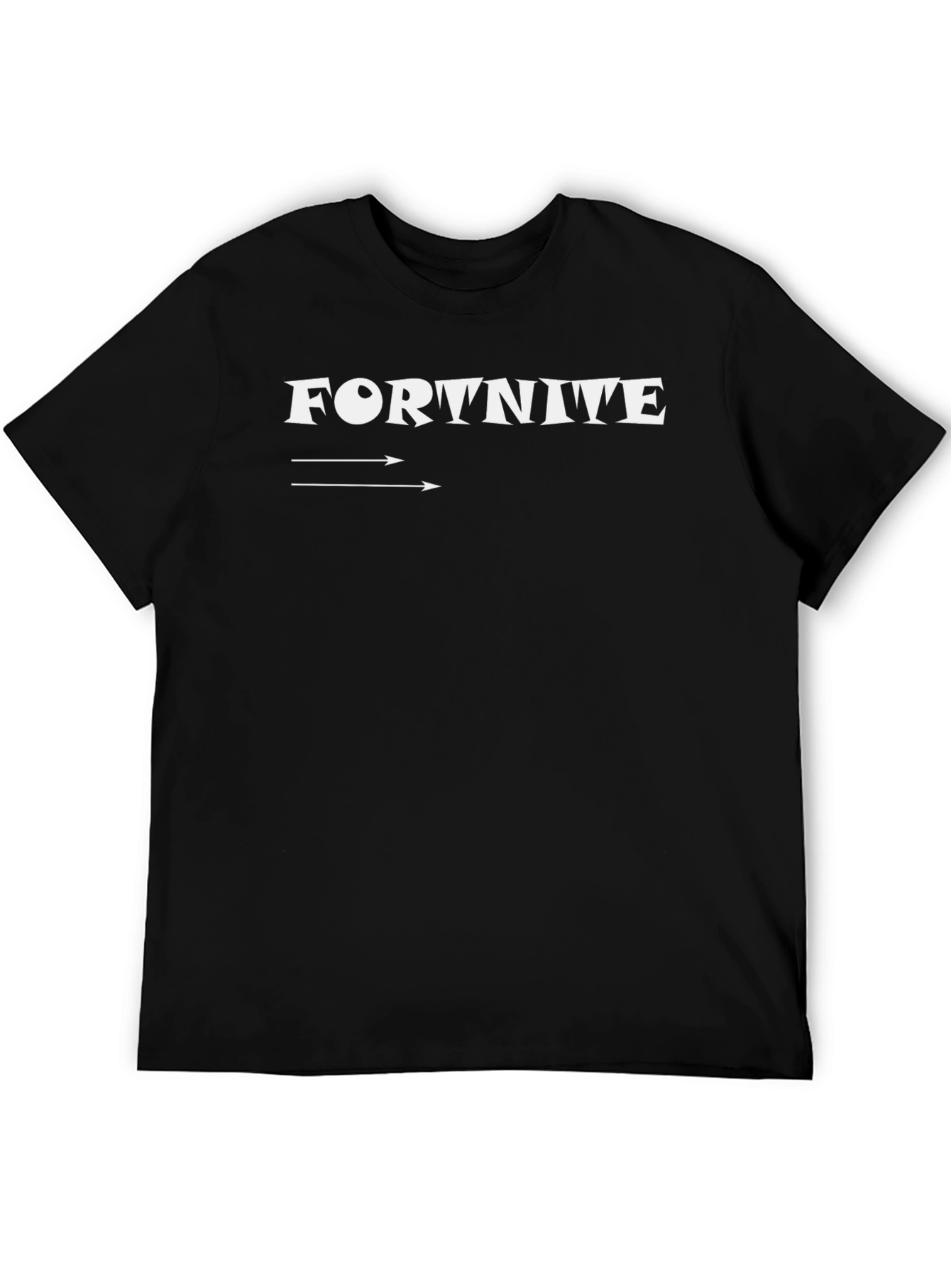 Fortnite Graphic Tee - Black Casual T-Shirt