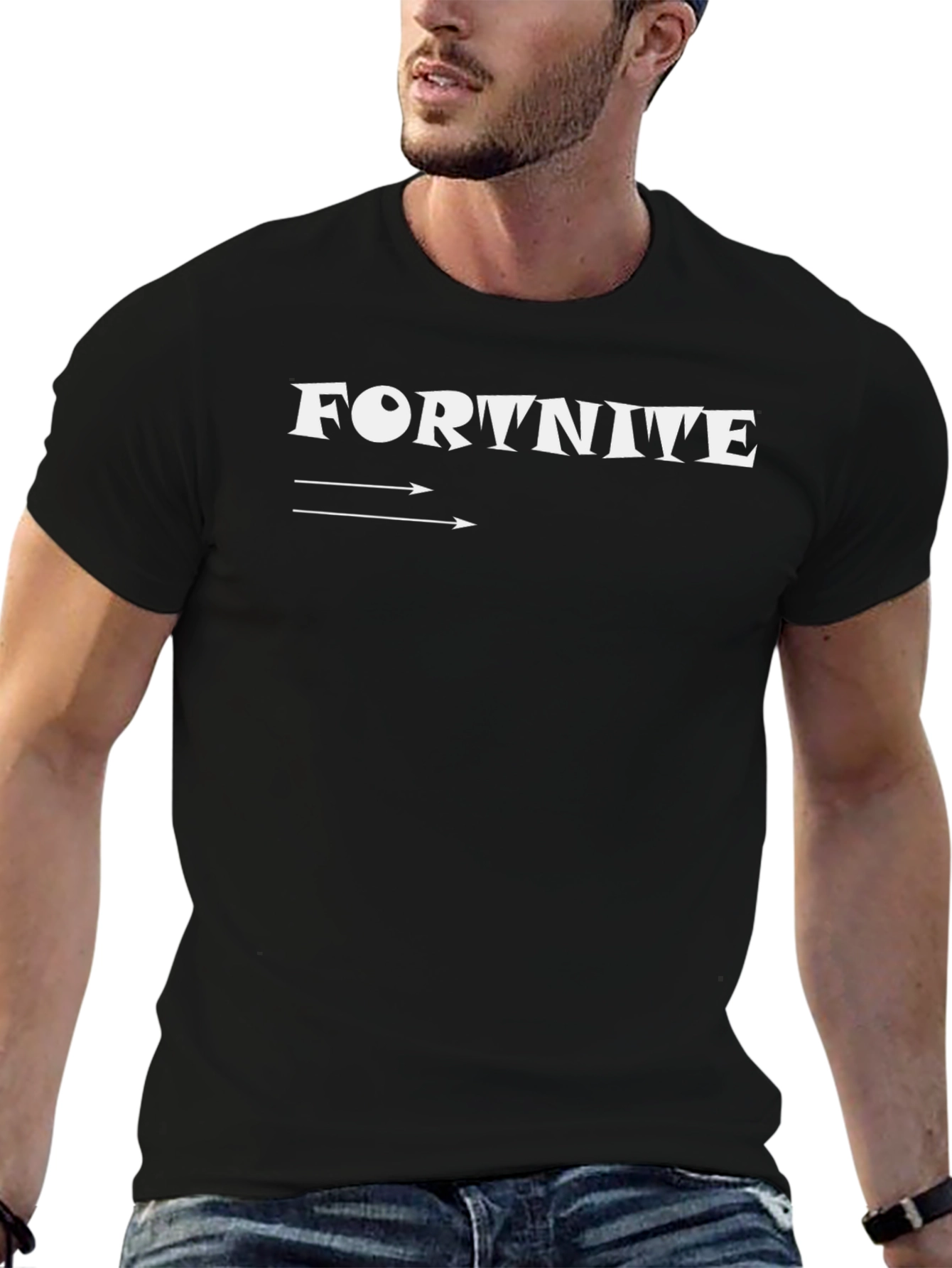 Fortnite Graphic Tee - Black Casual T-Shirt