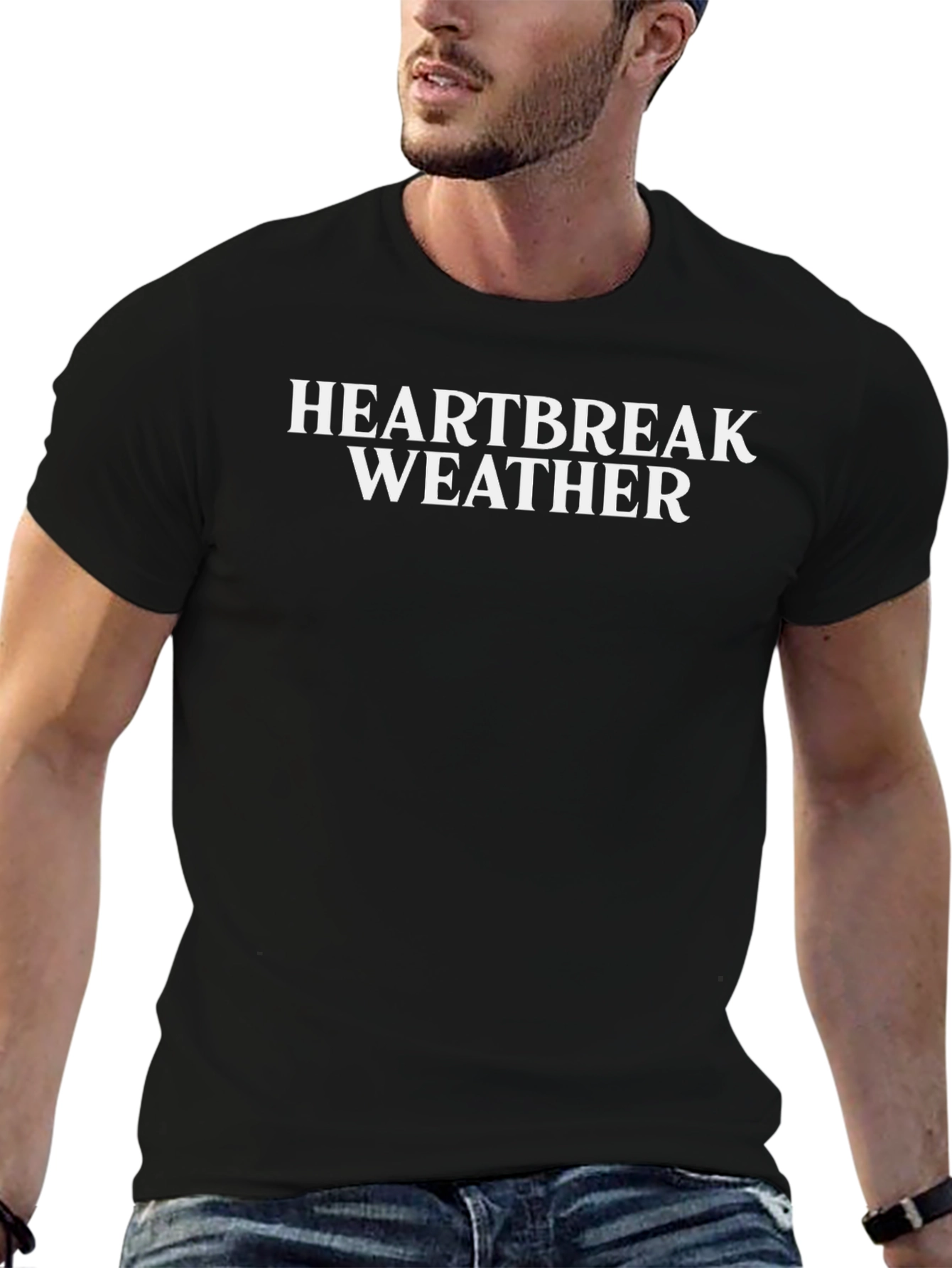 Heartbreak Weather Graphic Tee - Trendy Casual Style