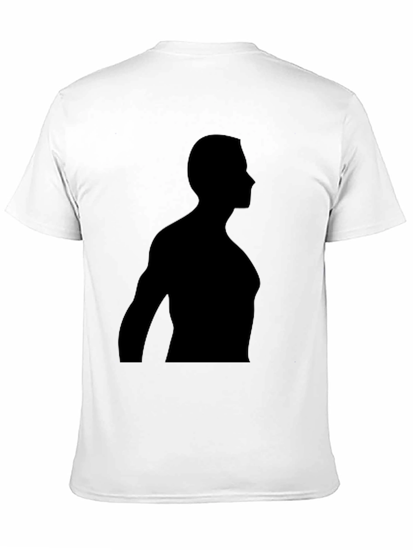 Mens Silhouette Graphic Black T-Shirt