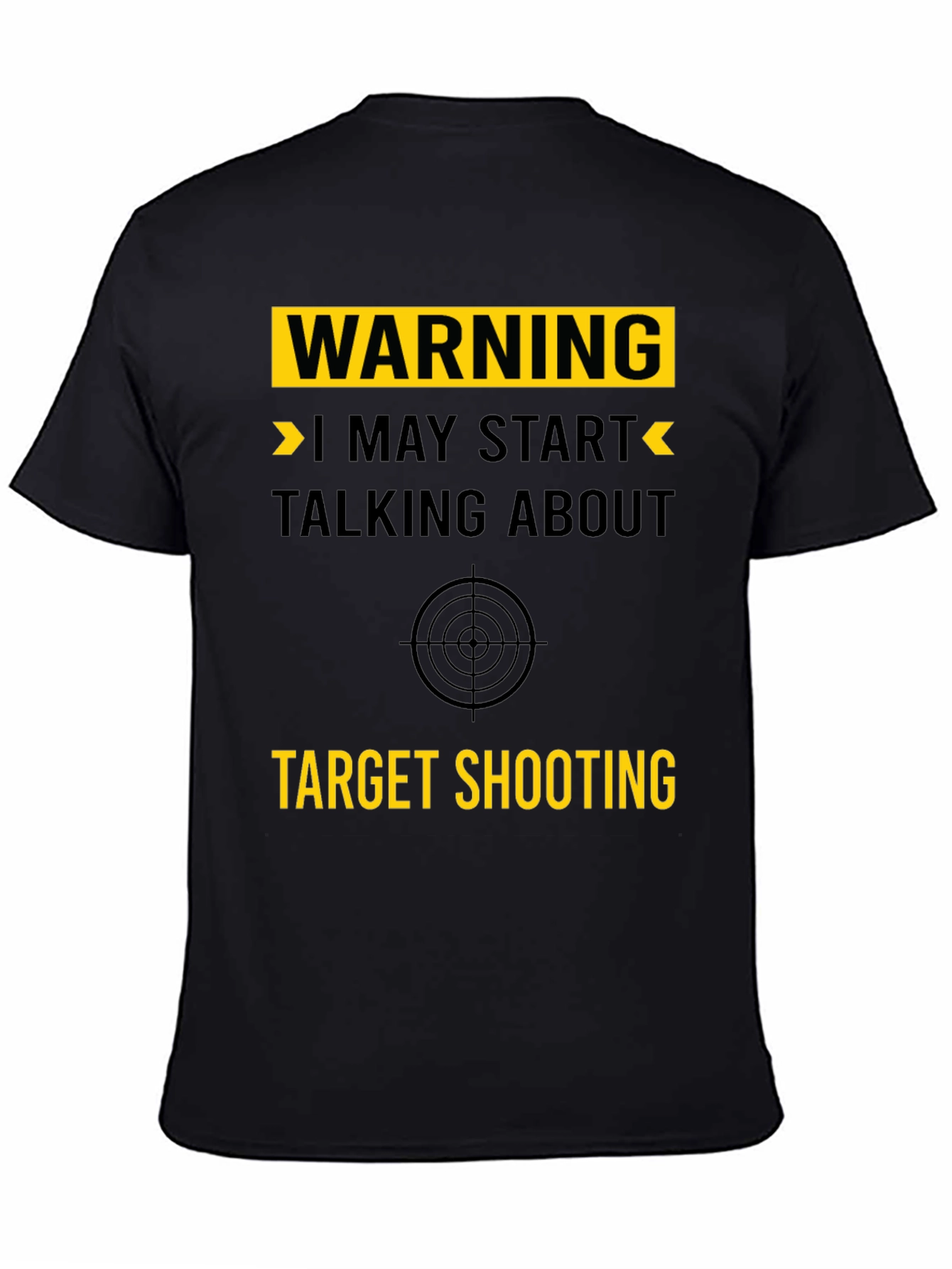 Warning: Target Shooting Graphic T-Shirt