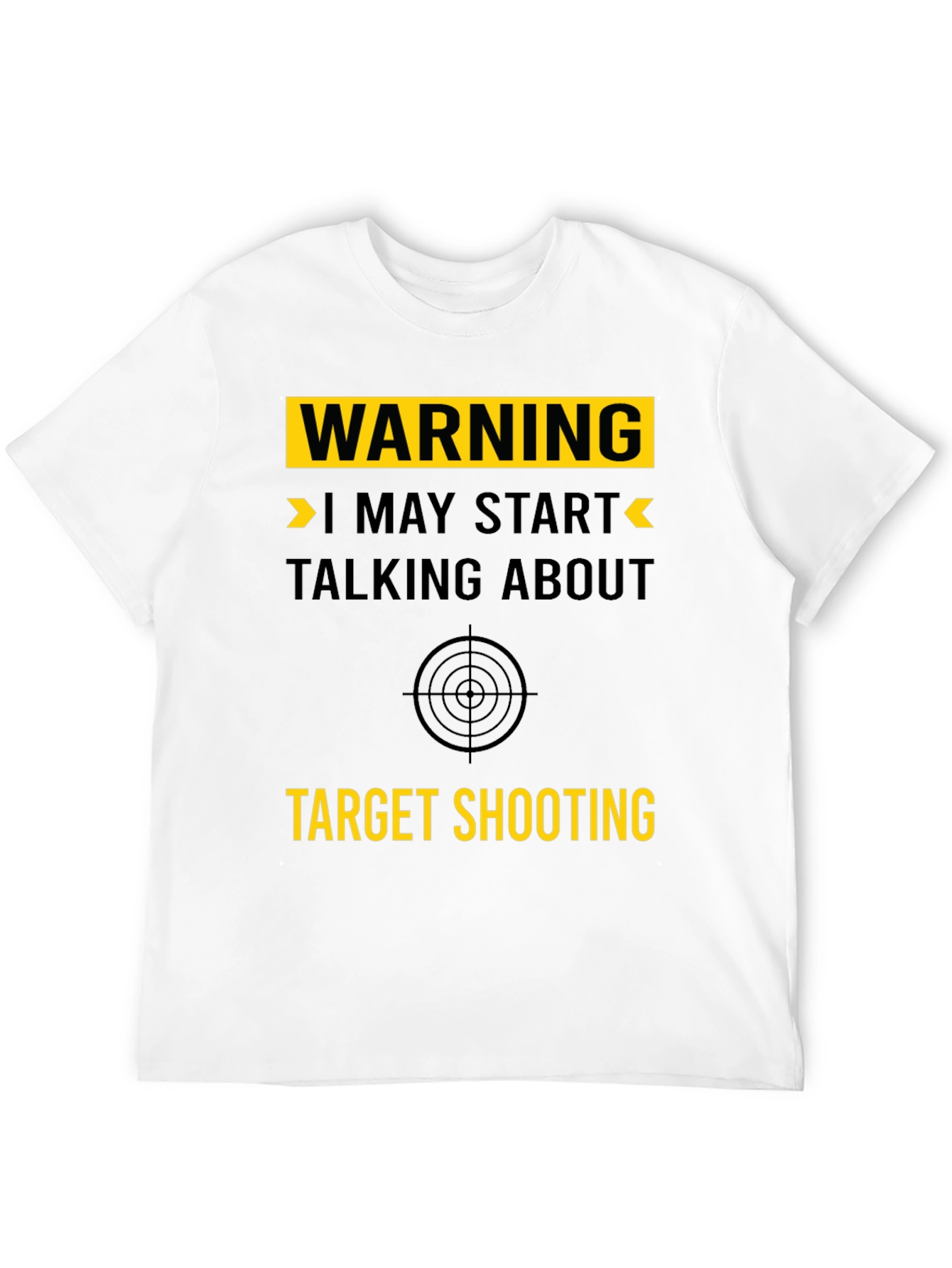 Warning: Target Shooting Graphic T-Shirt