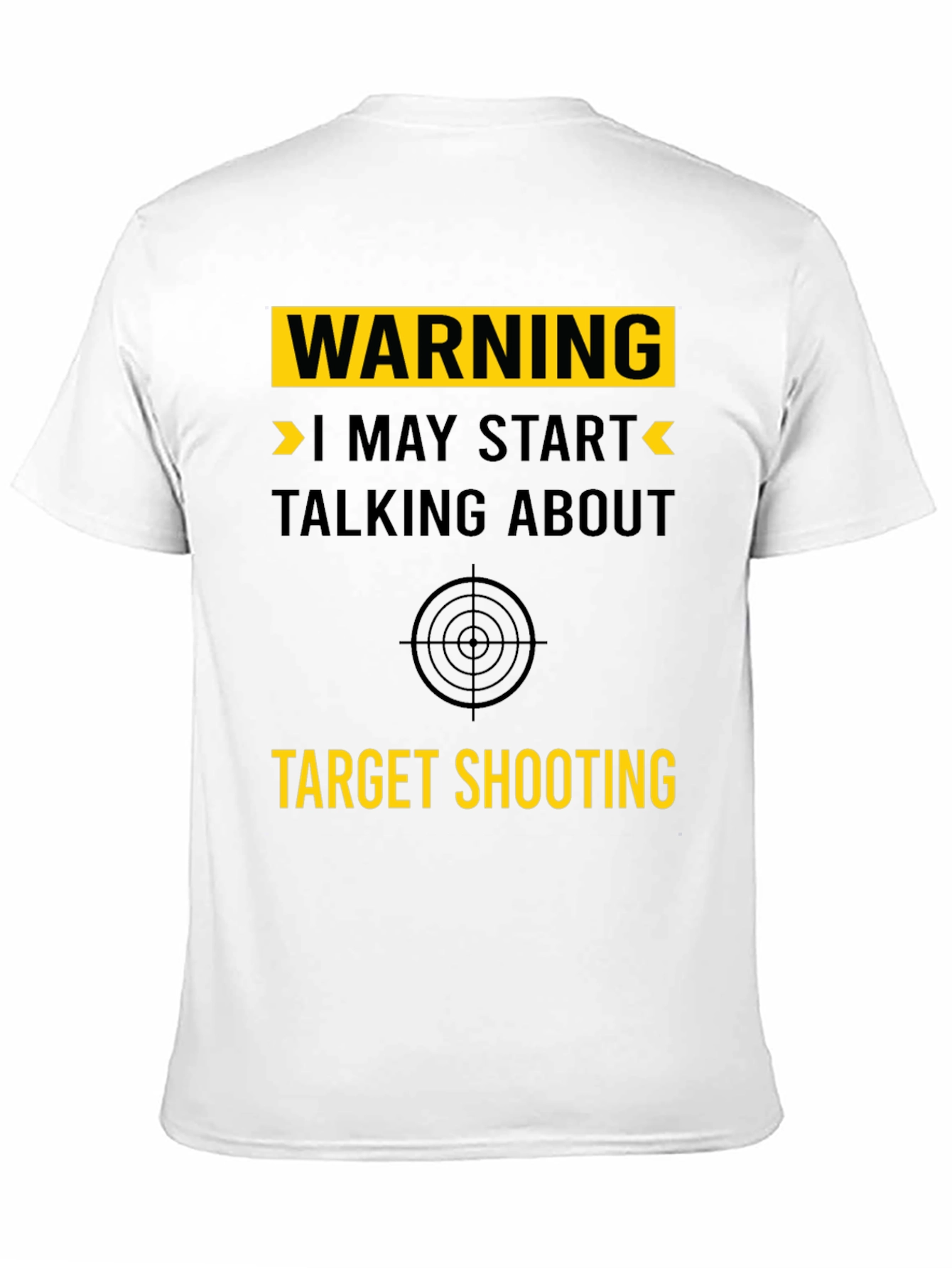 Warning: Target Shooting Graphic T-Shirt