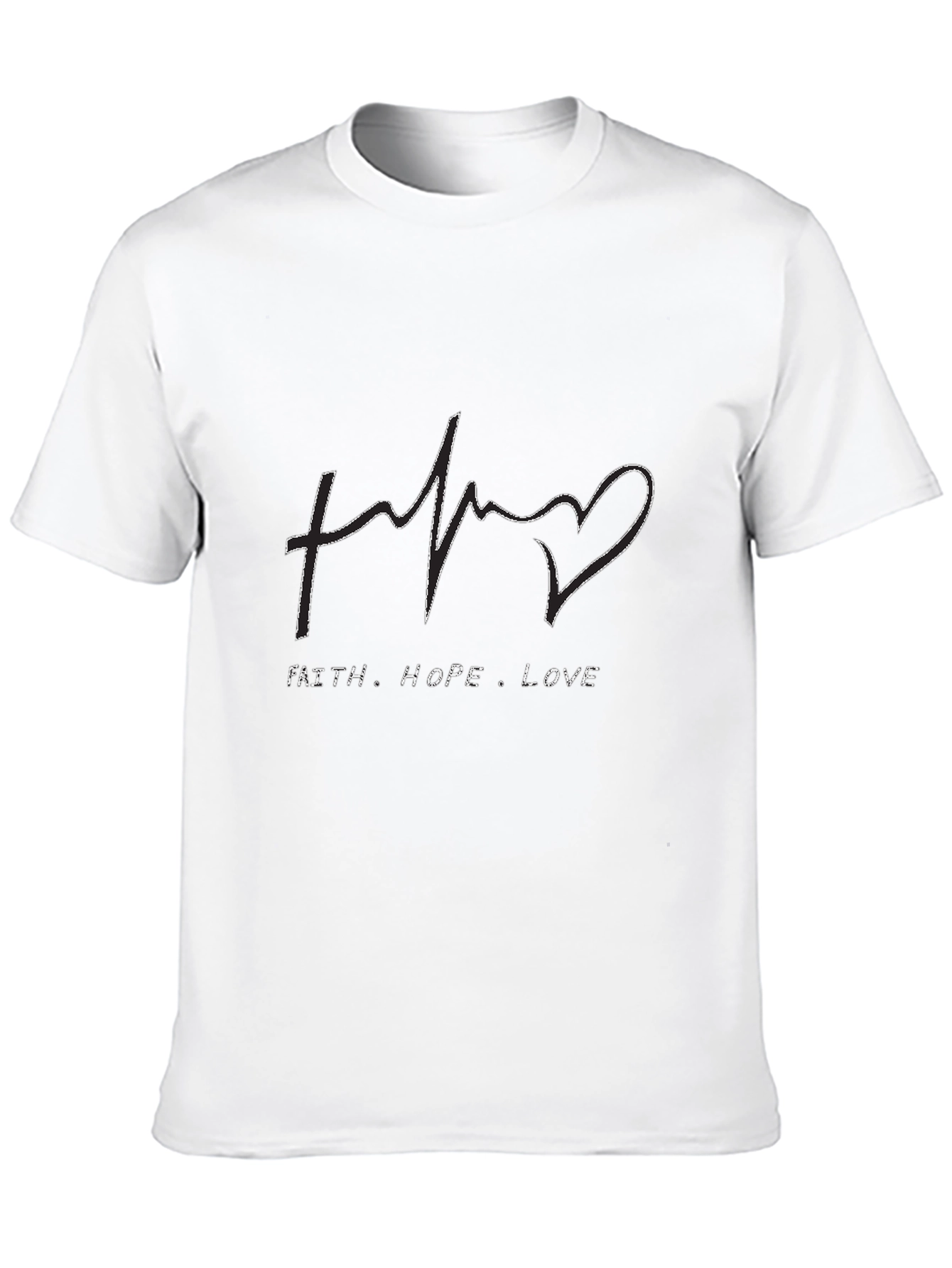 Faith Hope Love Heartbeat T-Shirt