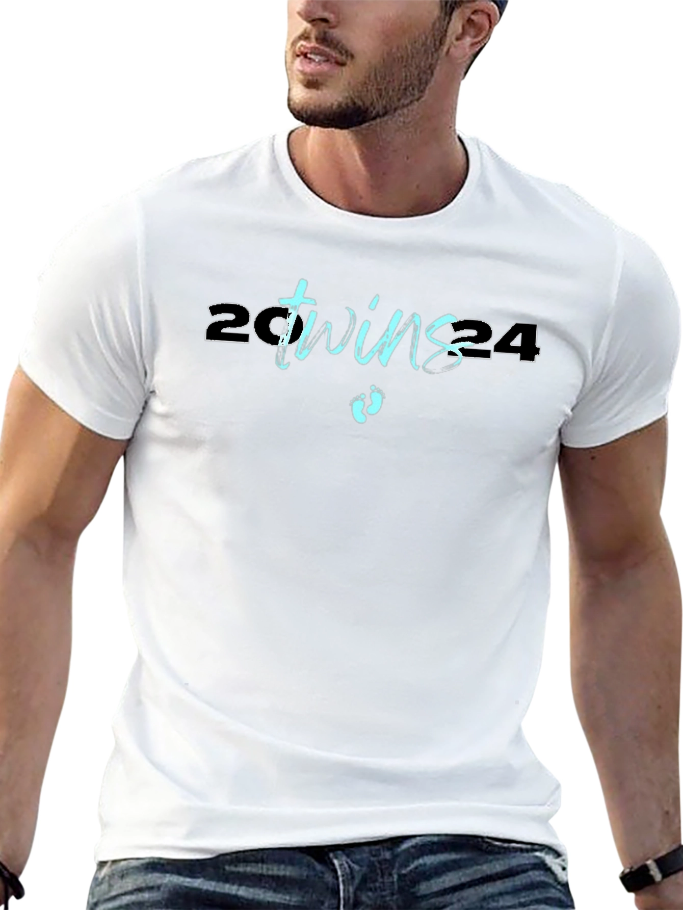 Twins 2024 Graphic Tee - New Parent Gift
