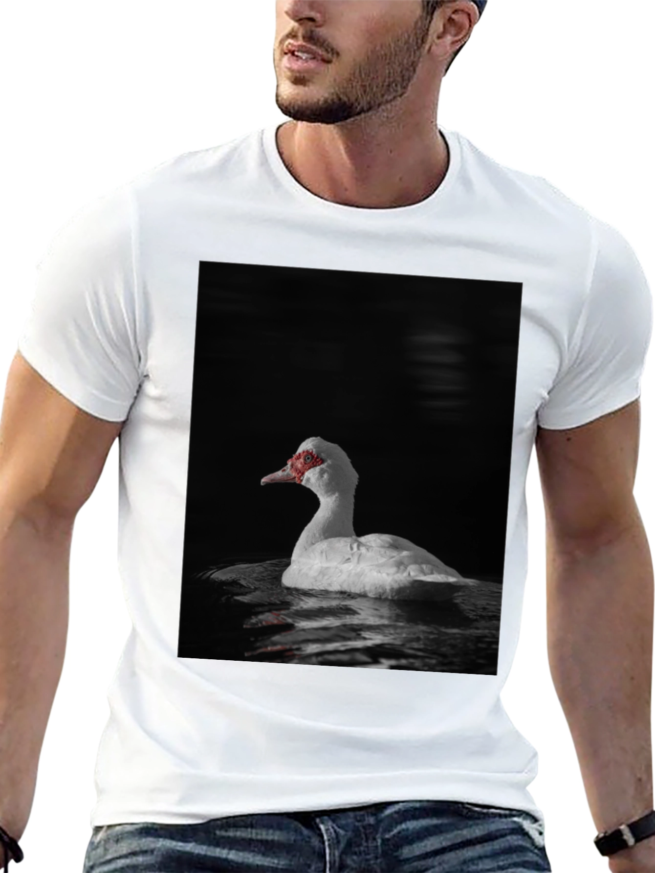 Duck Graphic Black T-Shirt