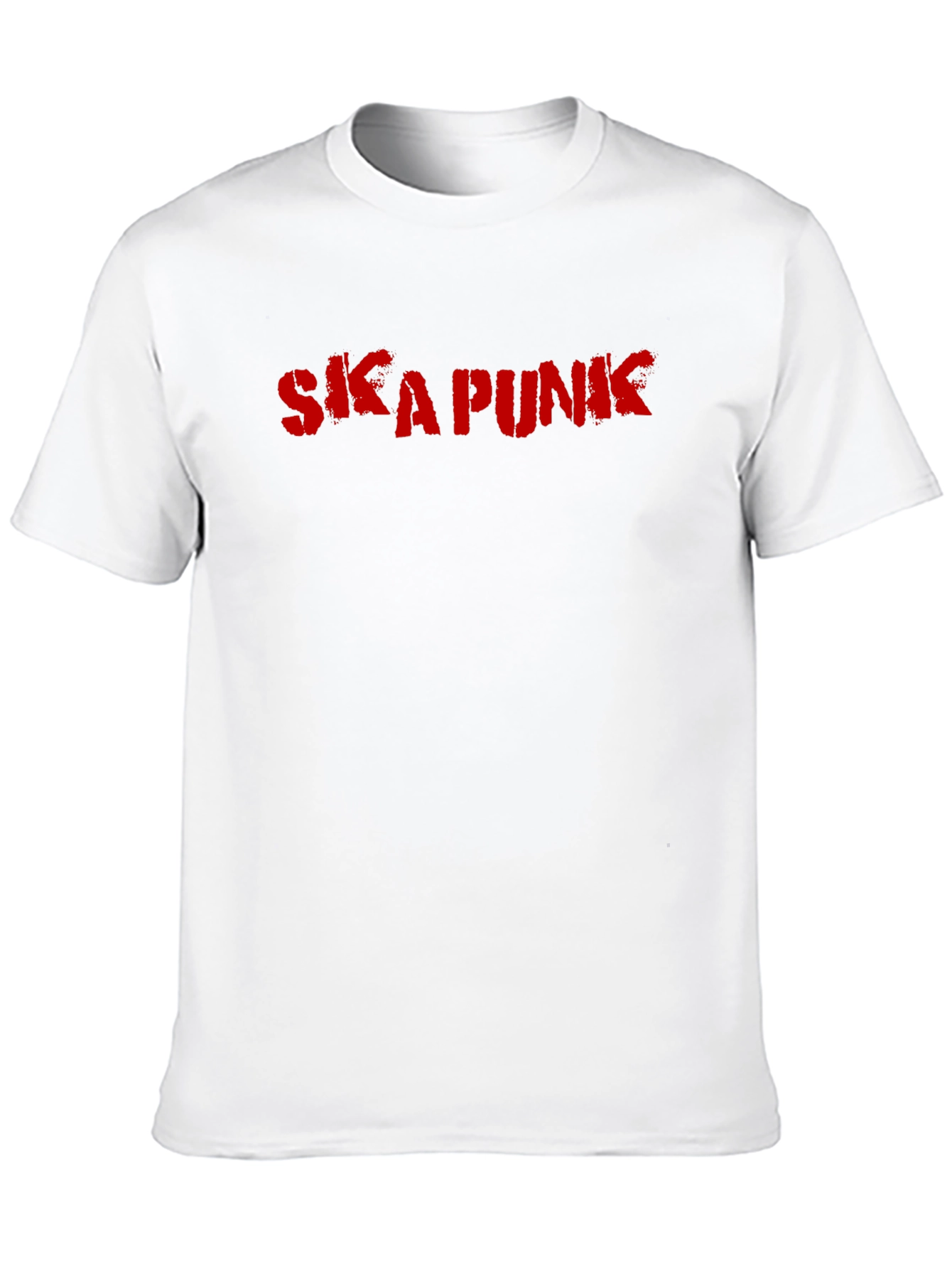 Ska Punk Graphic T-Shirt - Black Cotton Tee