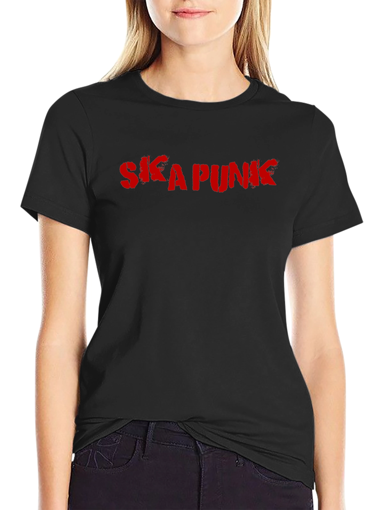 Ska Punk Graphic T-Shirt - Black Cotton Tee