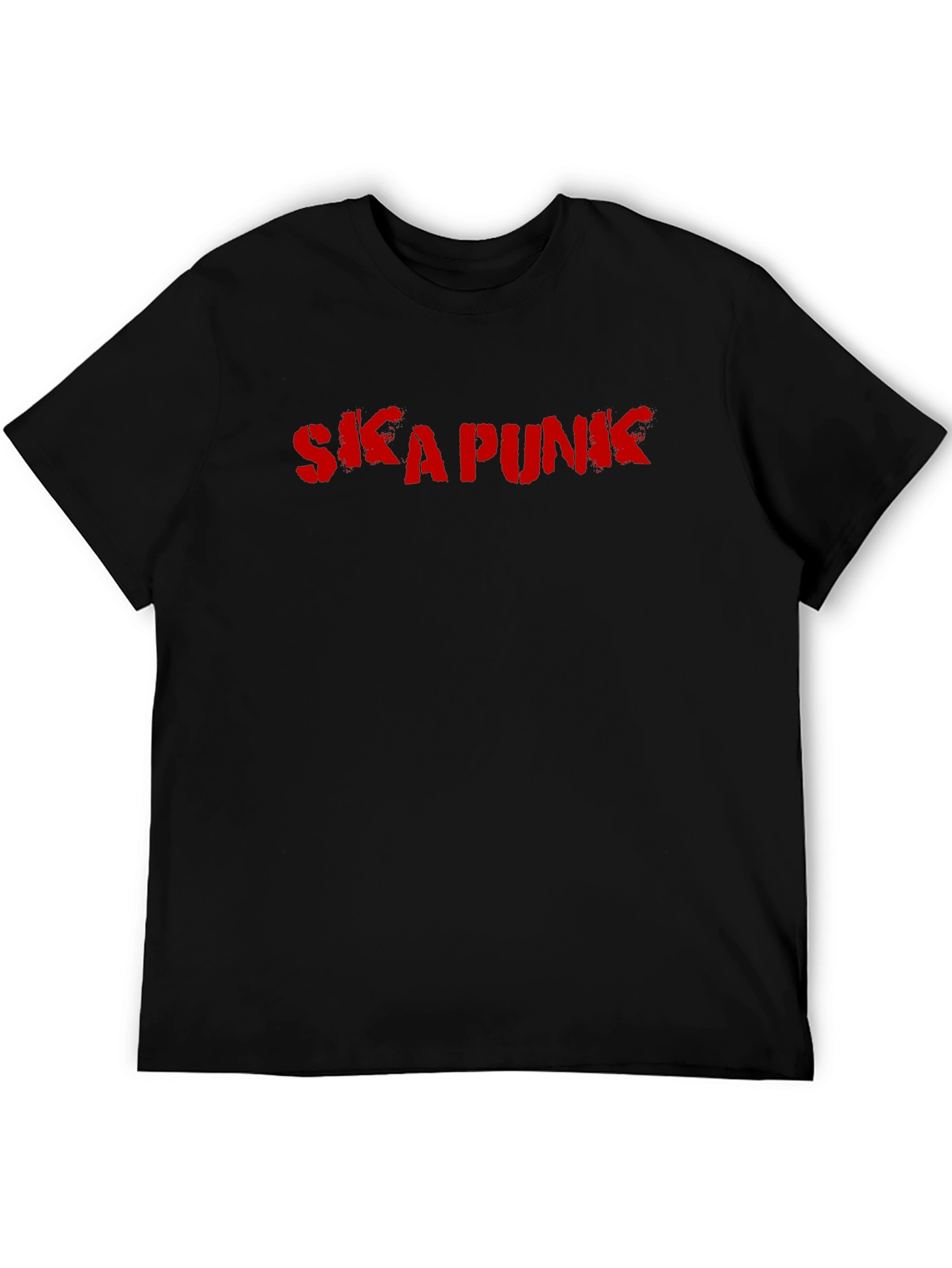 Ska Punk Graphic T-Shirt - Black Cotton Tee
