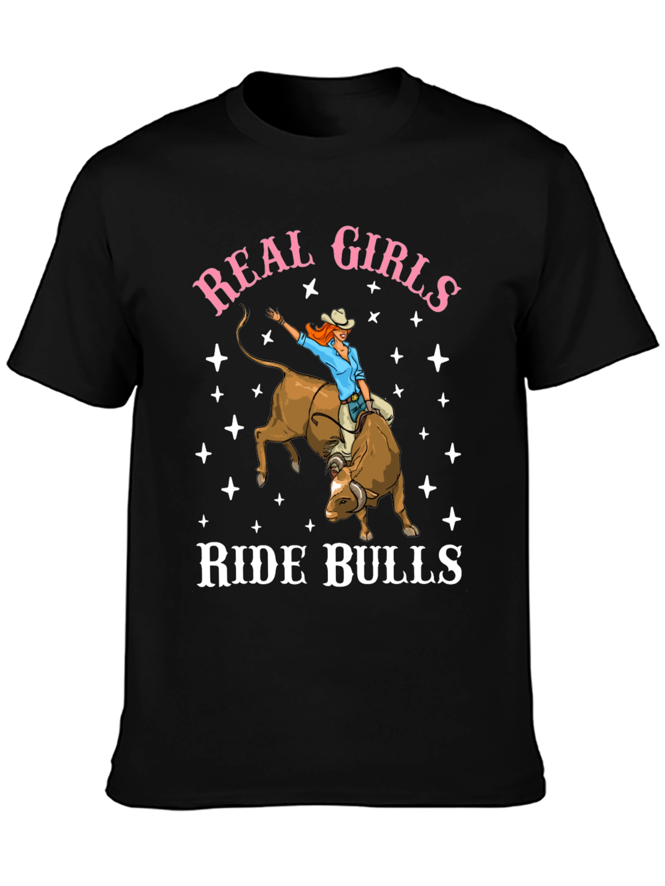 Real Girls Ride Bulls T-Shirt