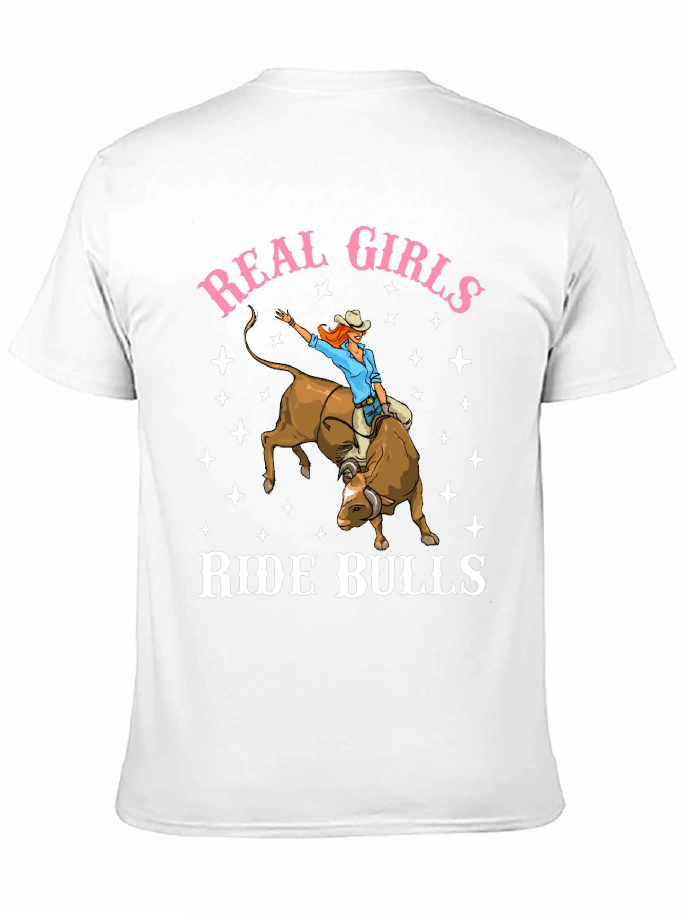 Real Girls Ride Bulls T-Shirt
