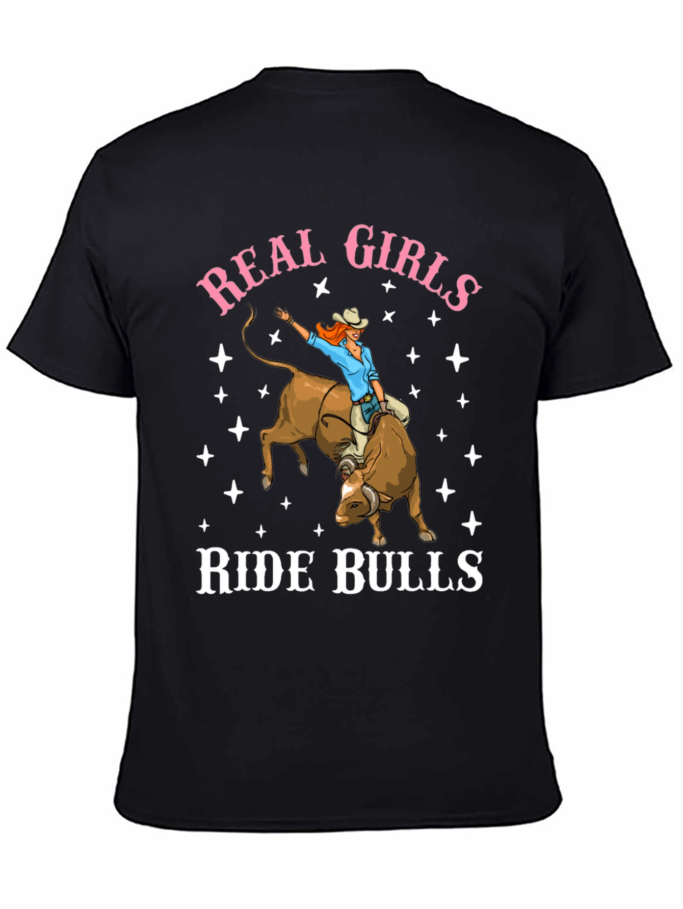 Real Girls Ride Bulls T-Shirt