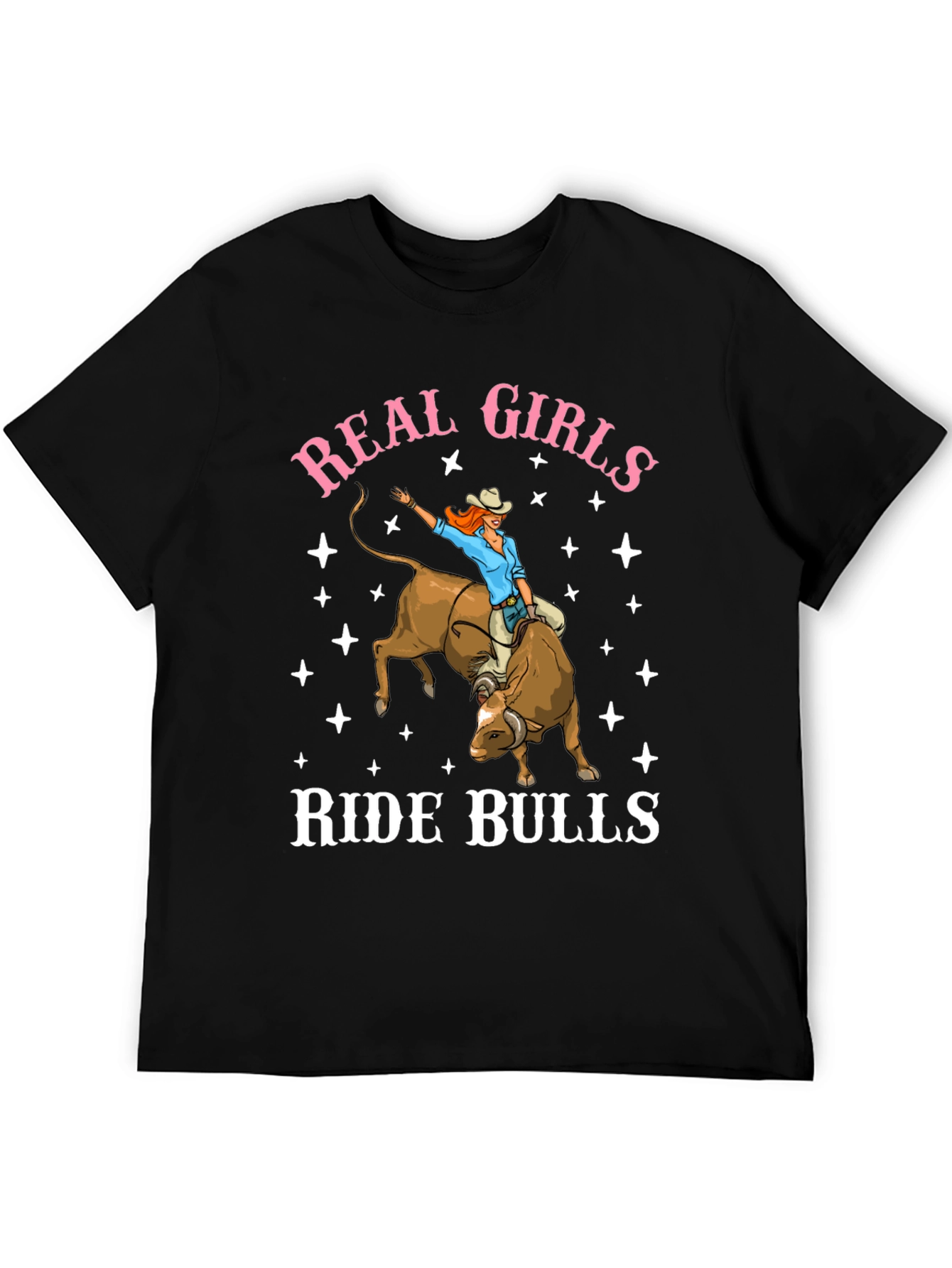 Real Girls Ride Bulls T-Shirt