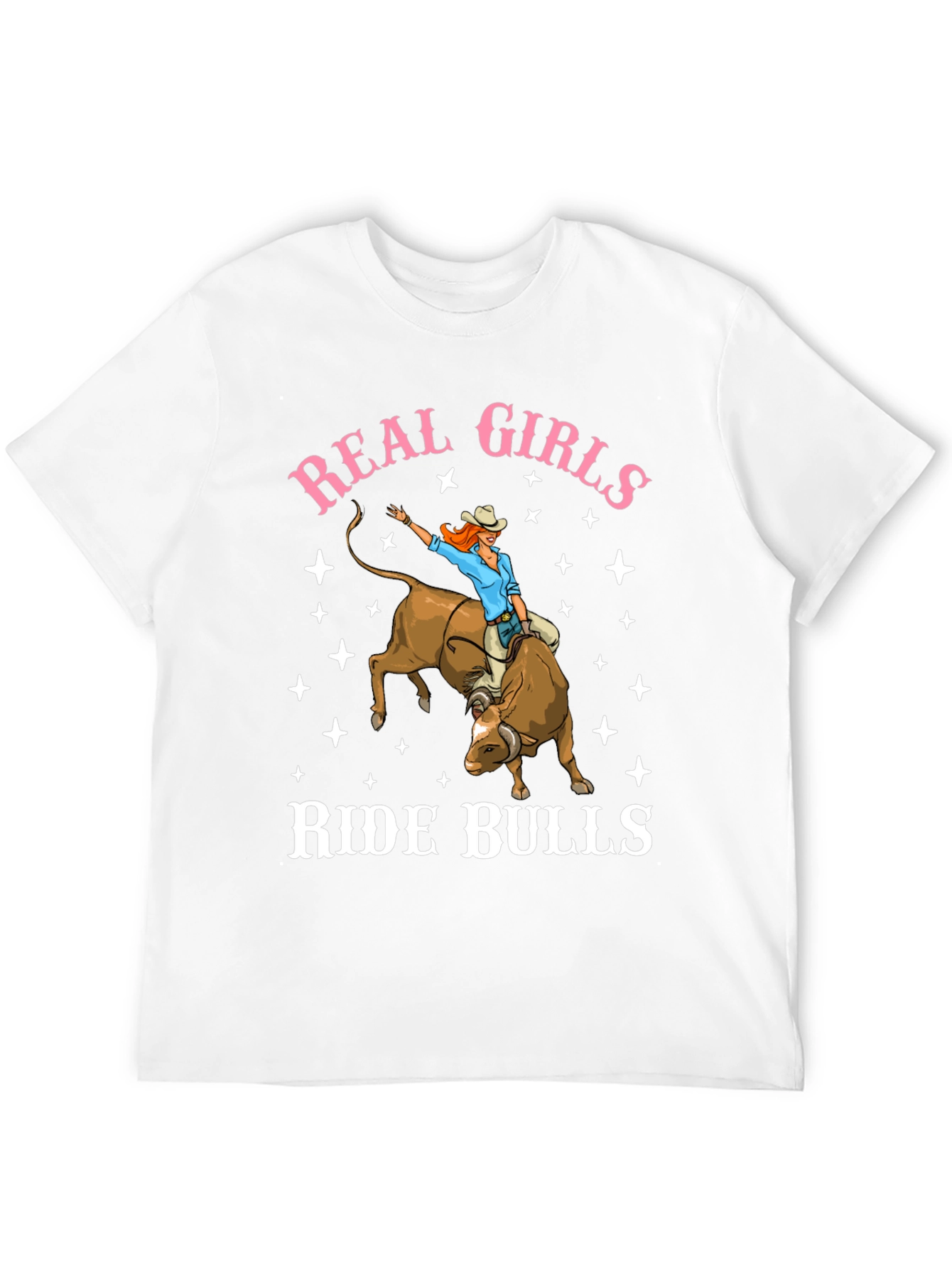 Real Girls Ride Bulls T-Shirt
