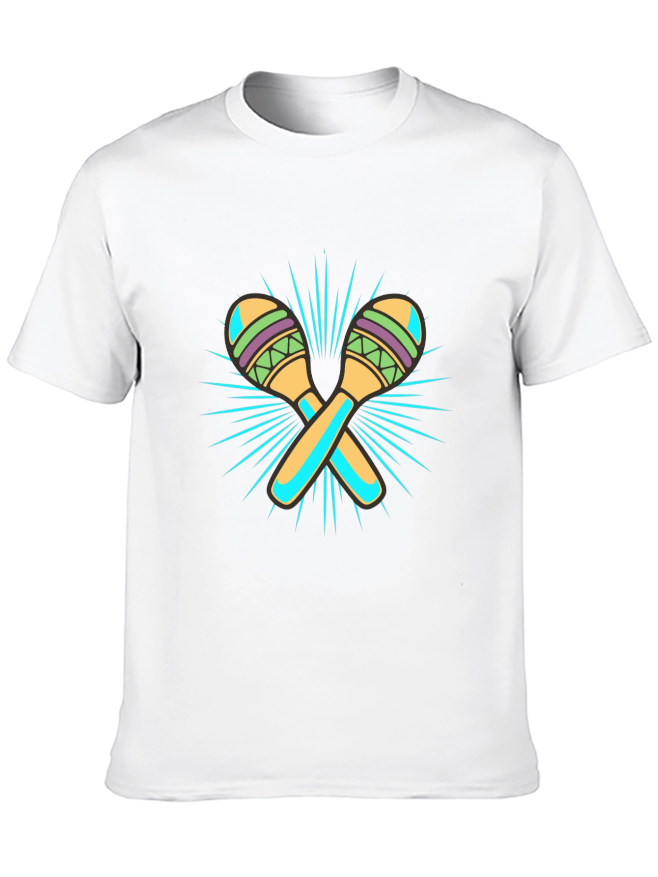 Maraca Graphic Black T-Shirt