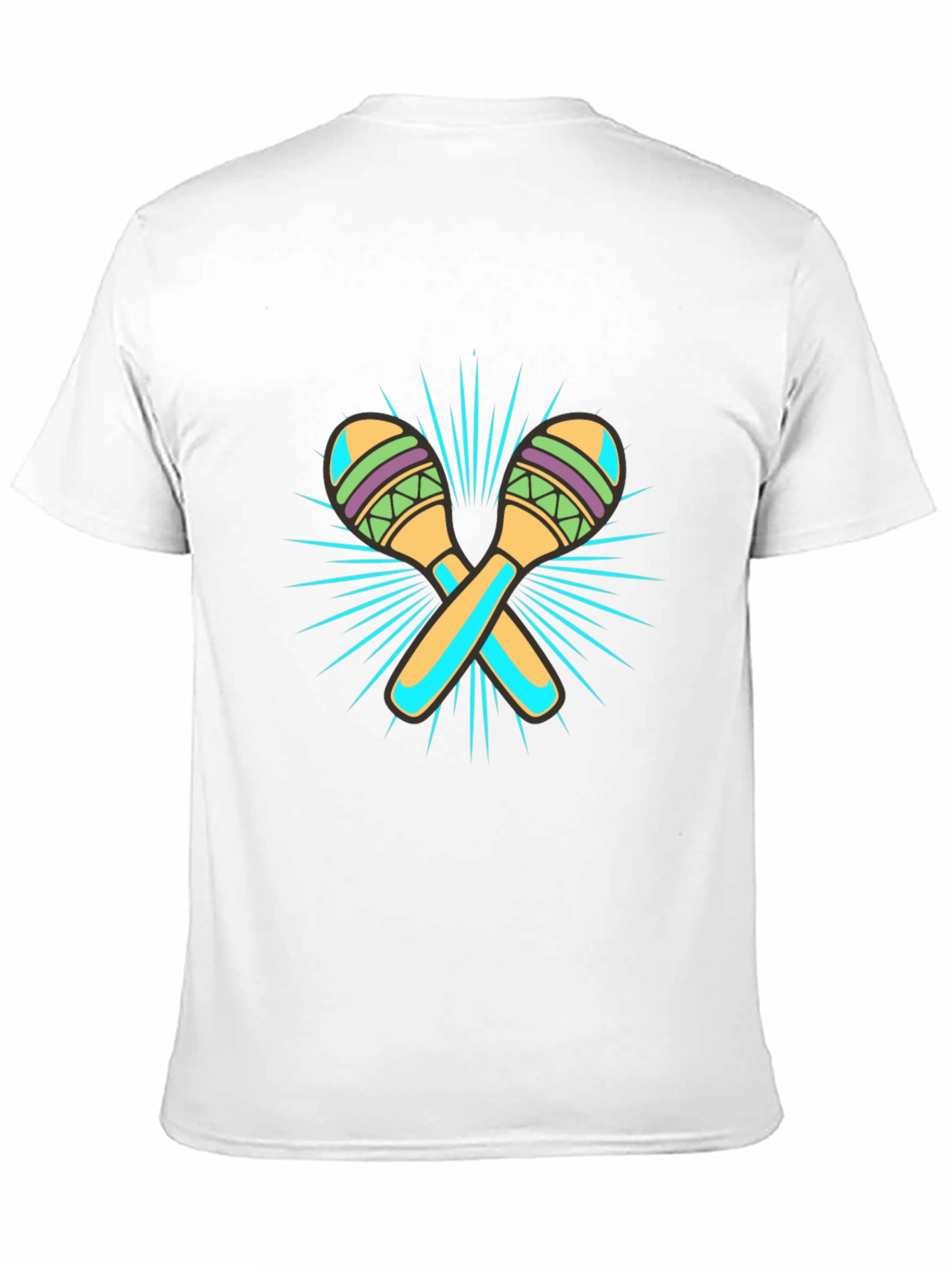 Maraca Graphic Black T-Shirt