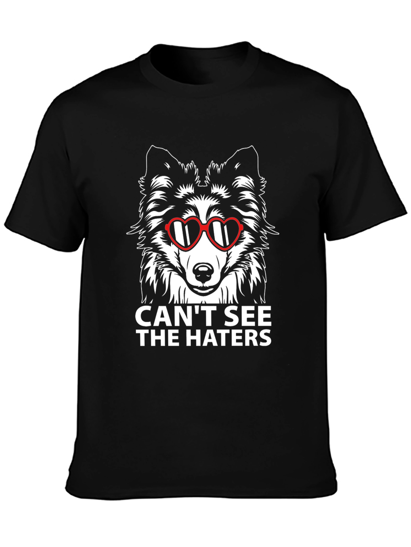 Cool Dog Tee: Cant See The Haters T-Shirt