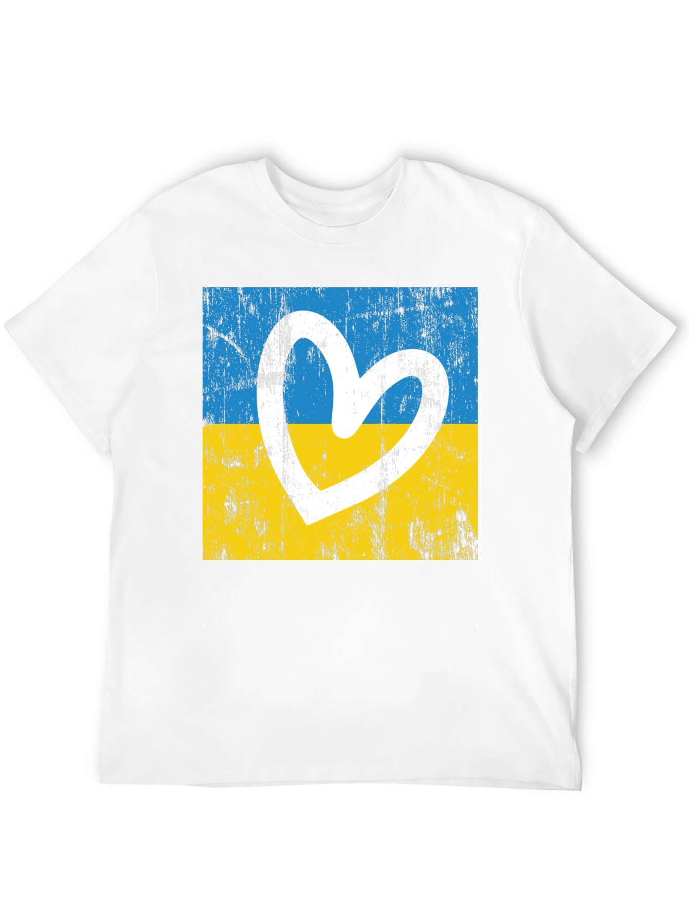 Ukraine Heart Flag T-Shirt