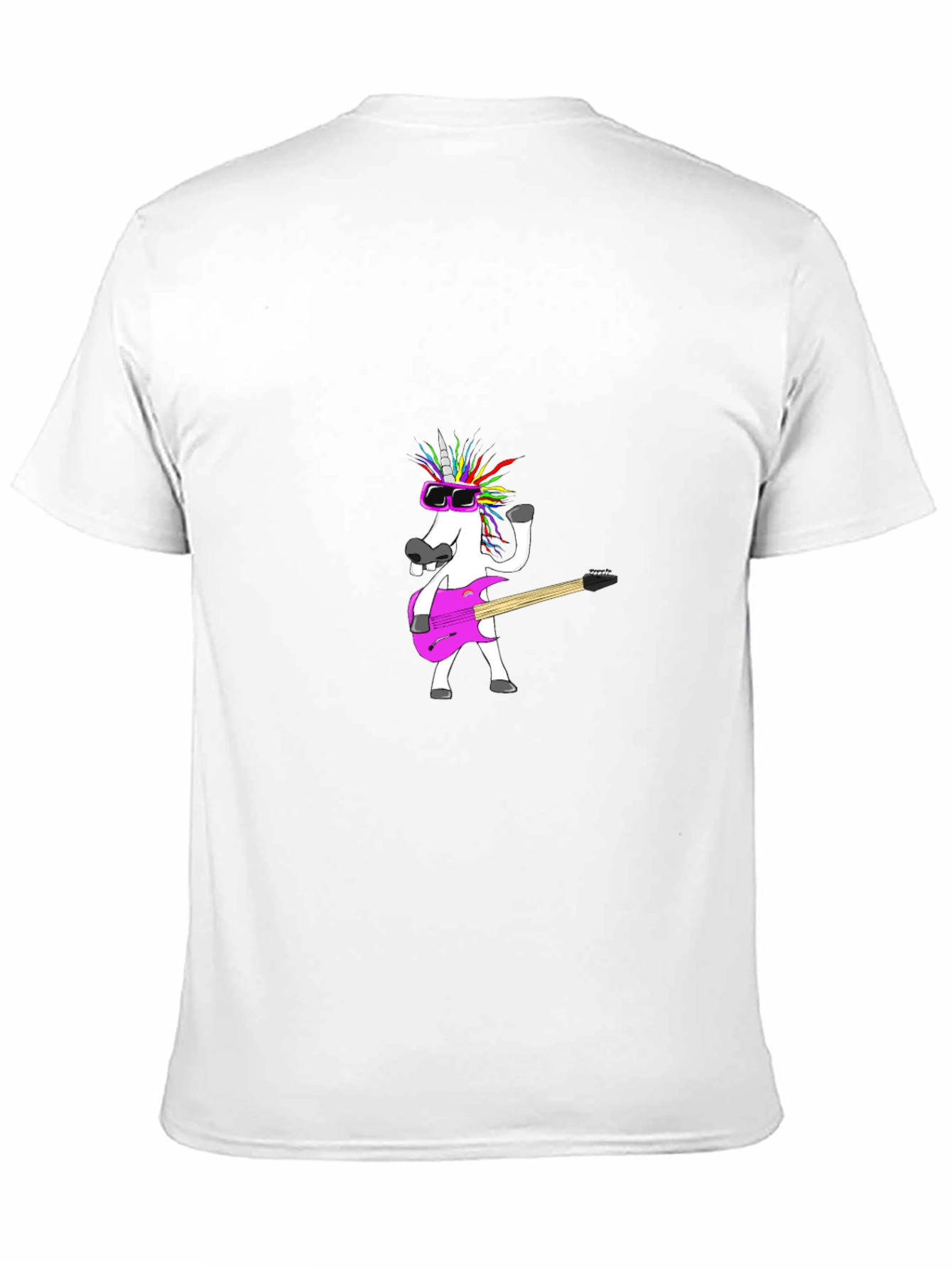 Unicorn Guitarist Black T-Shirt