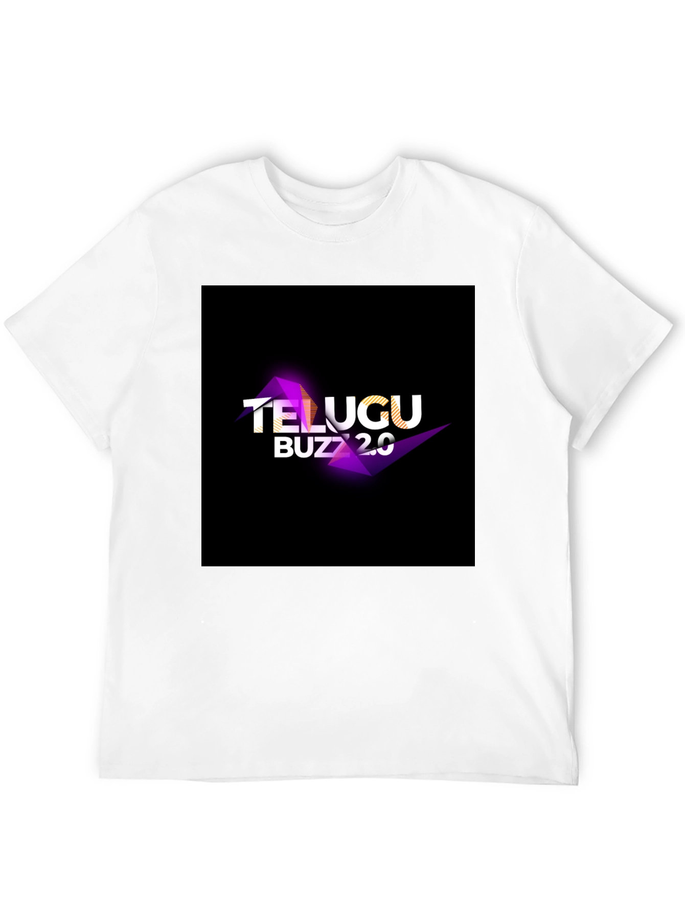 Telugu Buzz 2.0 Graphic Tee - Stylish Black T-Shirt