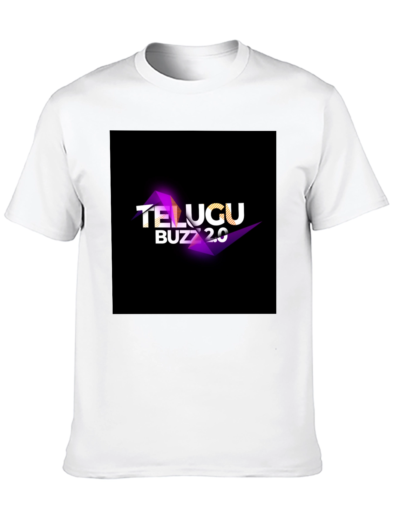 Telugu Buzz 2.0 Graphic Tee - Stylish Black T-Shirt